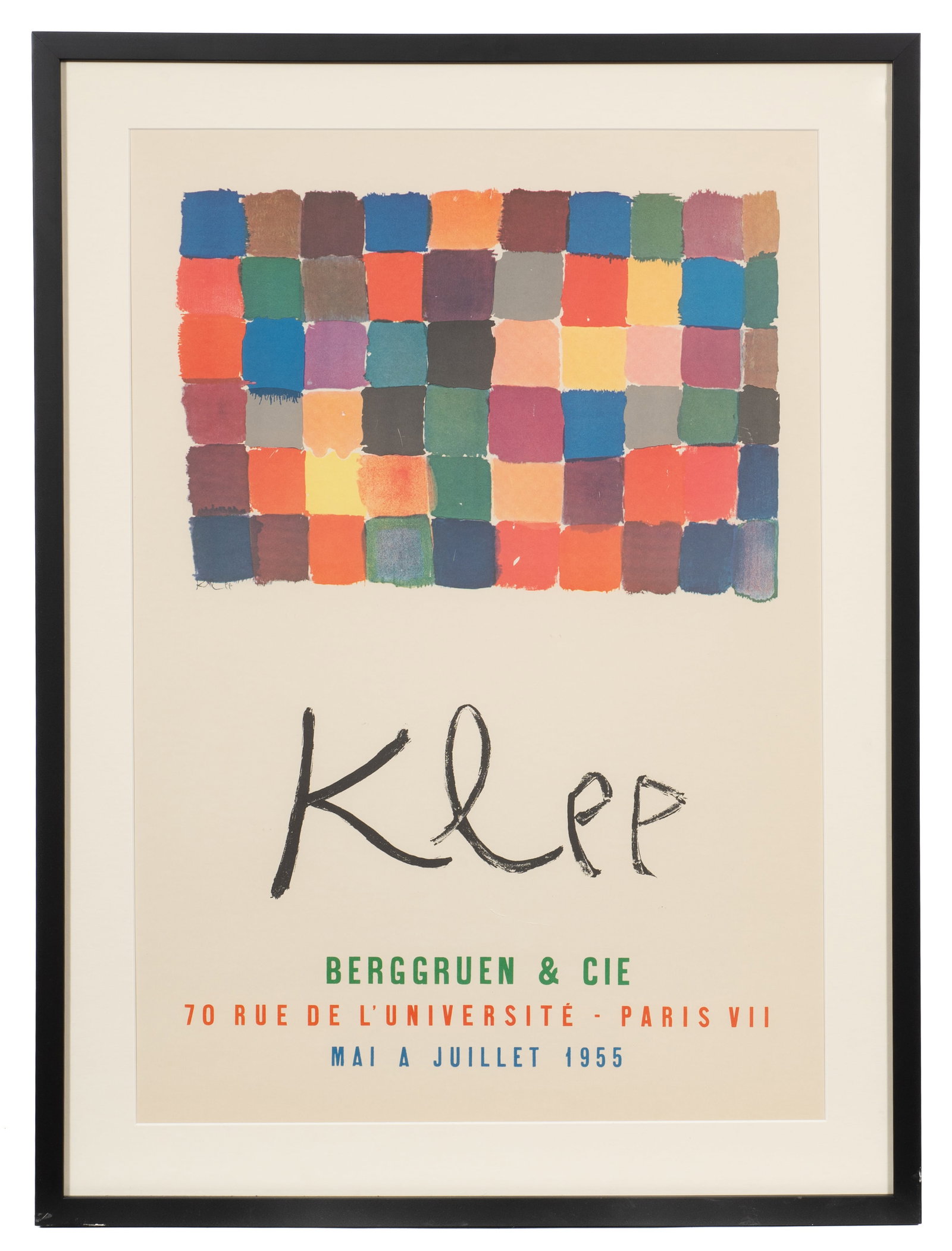 Paul Klee Exhibition Poster for Berggruen & Cie. (1 of 3)
