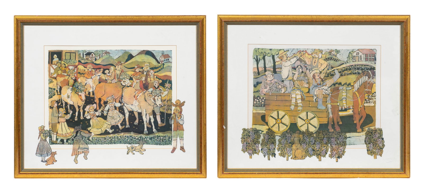 Pr. of Batiks on Silk by Sandra Grassi Nelipovich. (1 of 11)