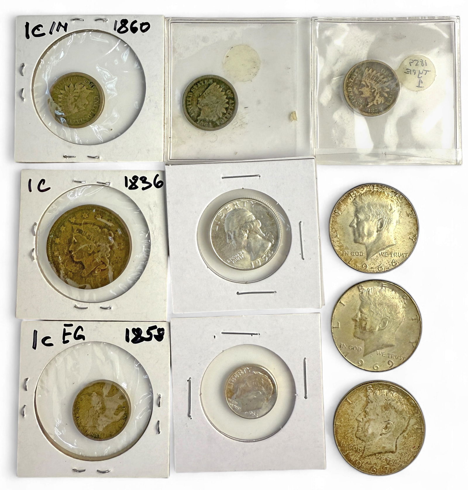 Small Lot of Assorted Coins, some Silver. (1 of 5)