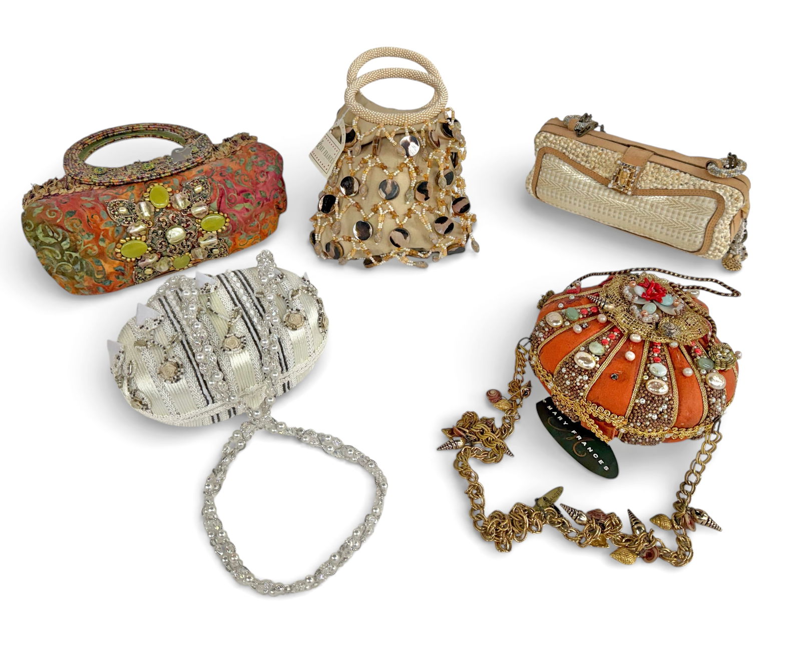 Lot of 5 Mary Frances Handbags - Flowers, etc. (1 of 11)