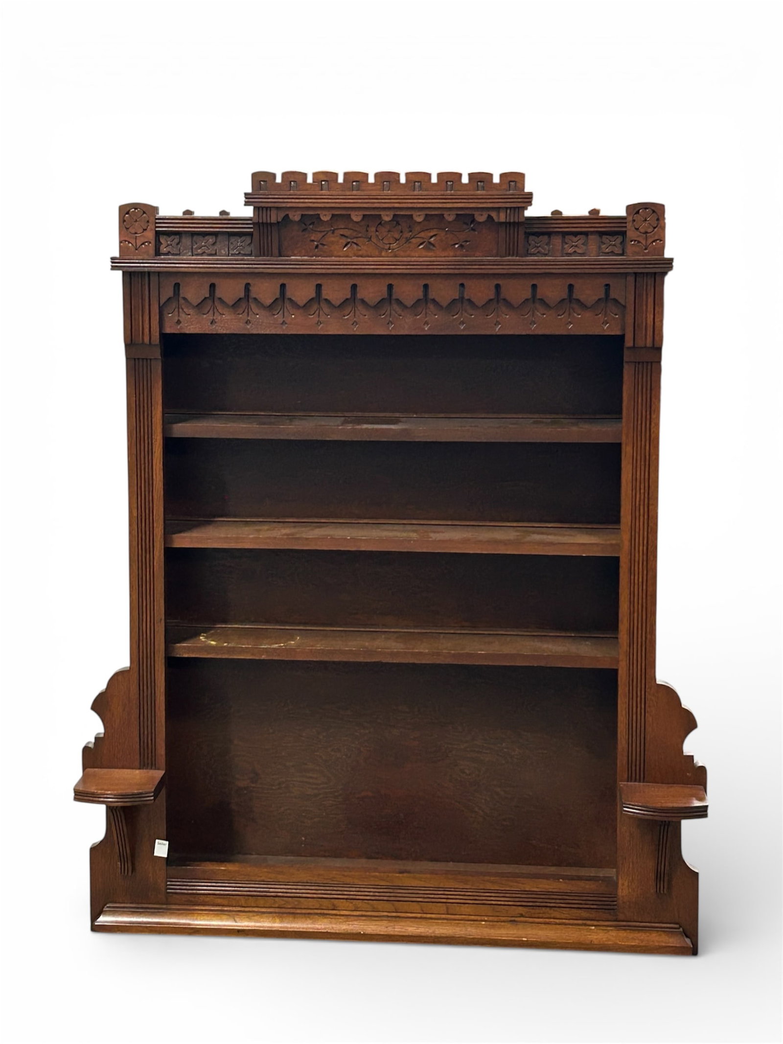 Carved Eastlake Victorian Hanging Cabinet. (1 of 6)