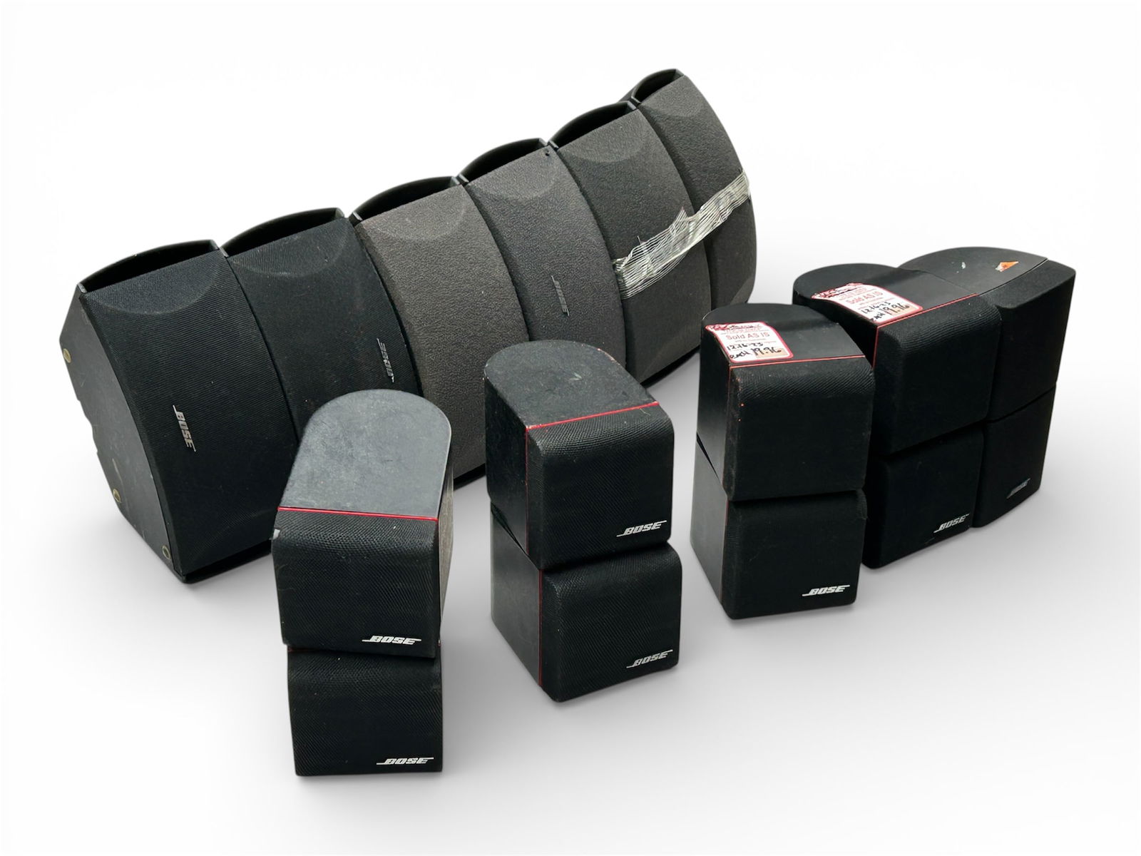 12 Bose Speakers, inc. Some Pairs. (1 of 5)