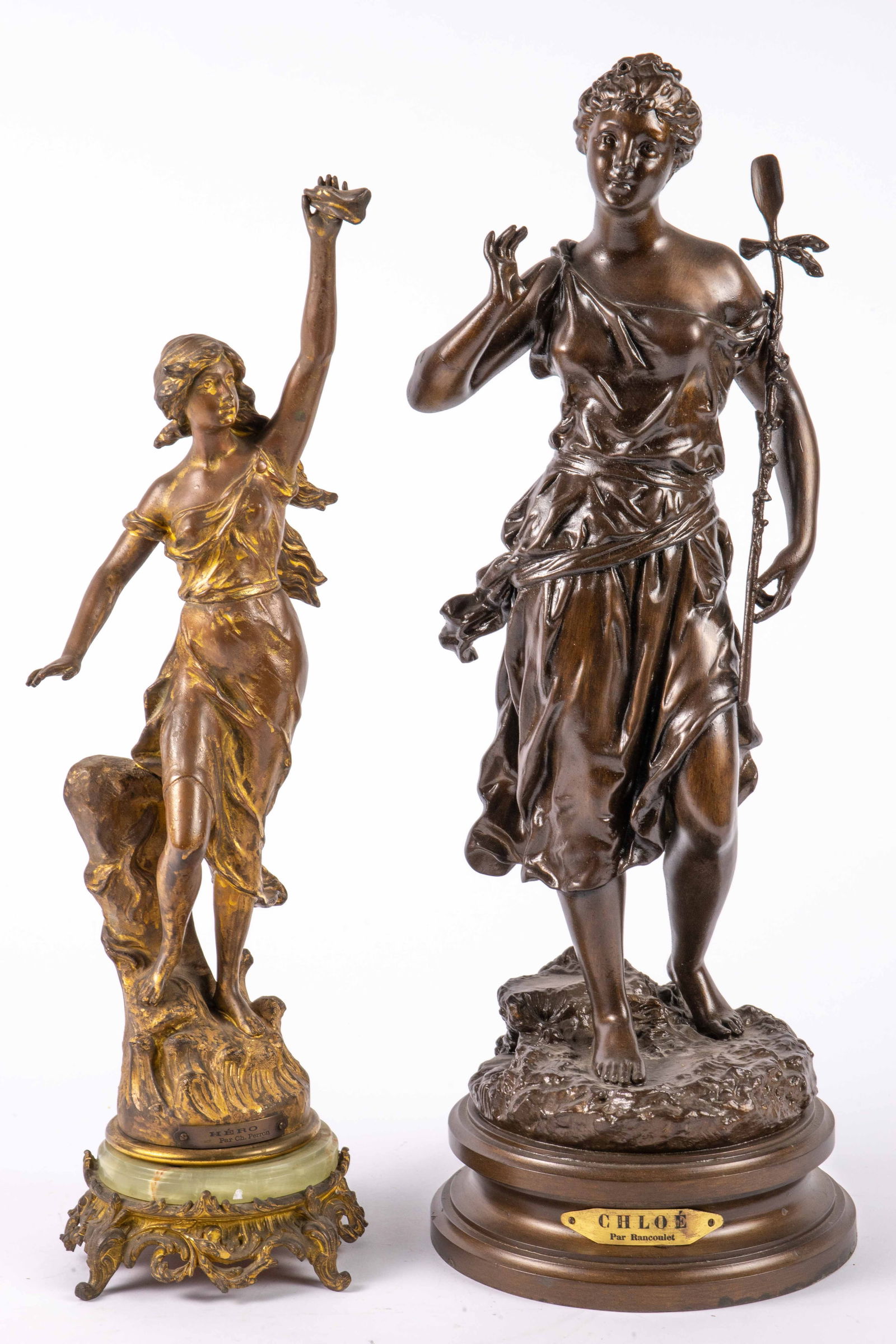 2 Bronze Style Sculptures After Perron & Rancoulet (1 of 9)