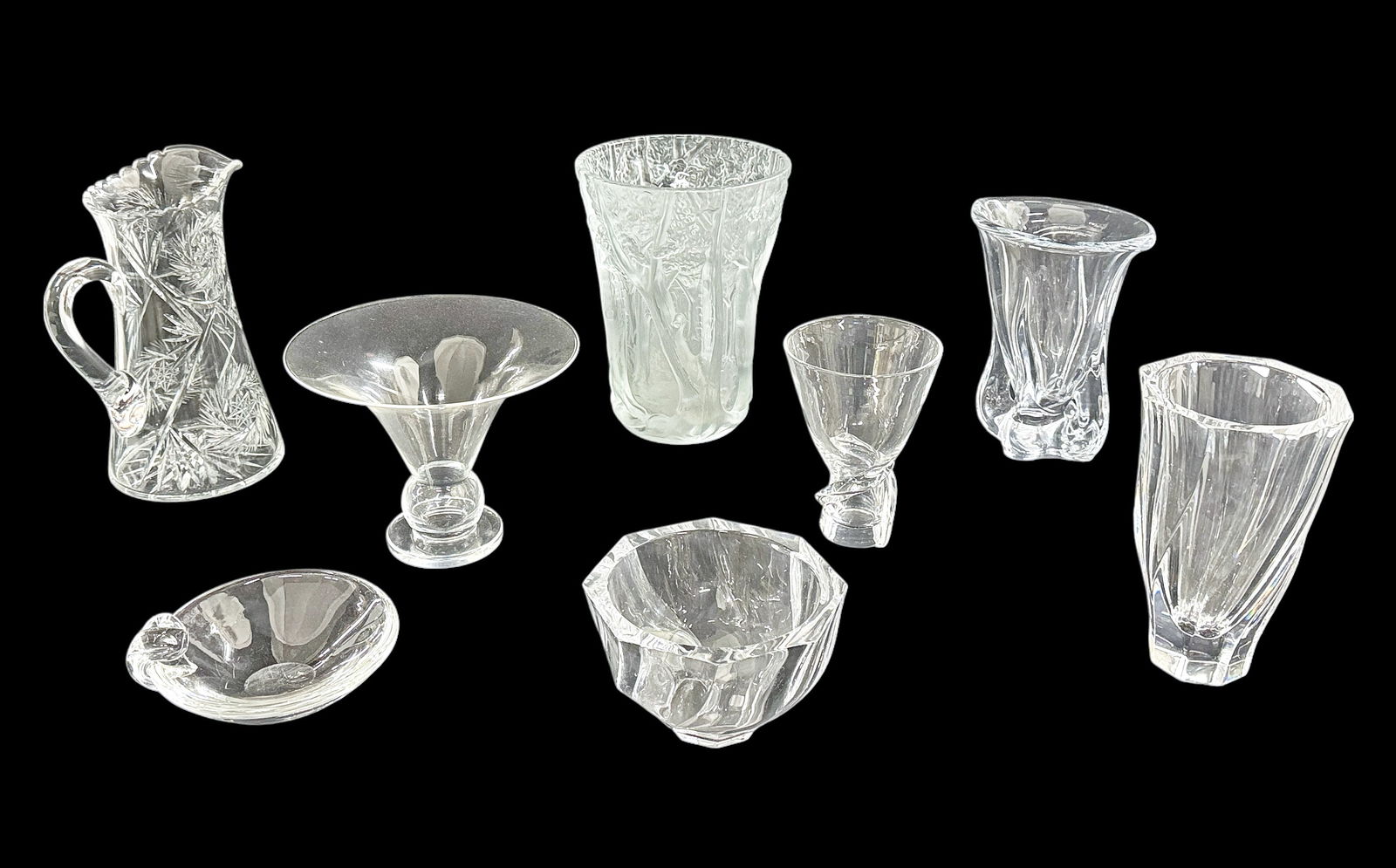 Lot of Crystal - Steuben, Orrefors, Vannes, etc. (1 of 3)