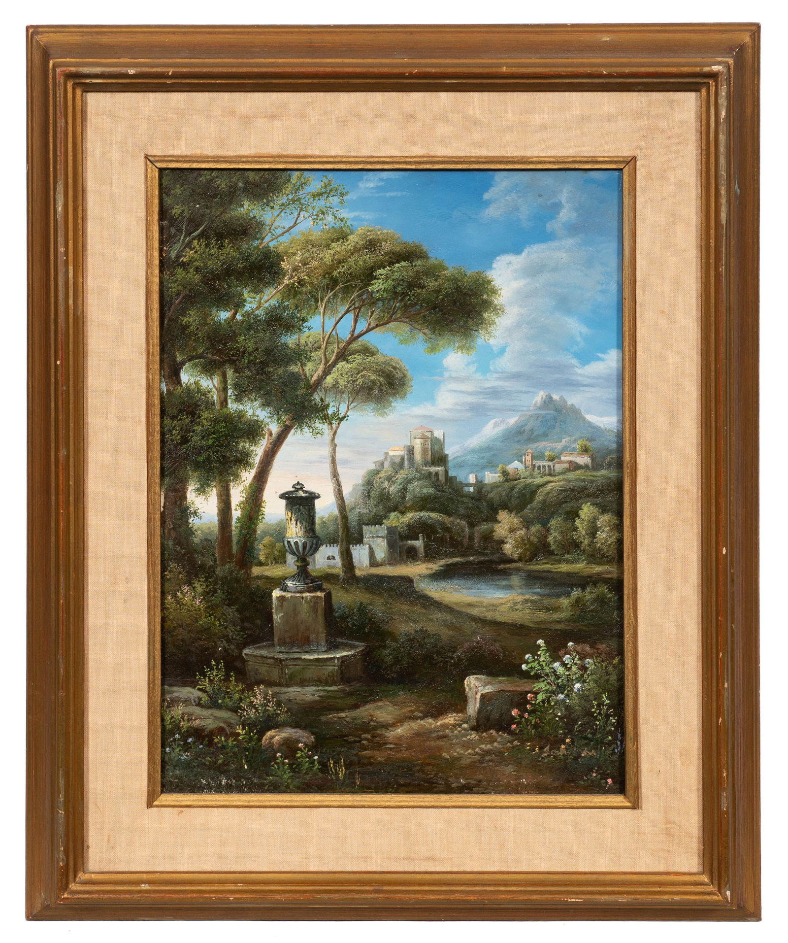 Fantasy Style Landscape with Castle, Unsigned. - 2