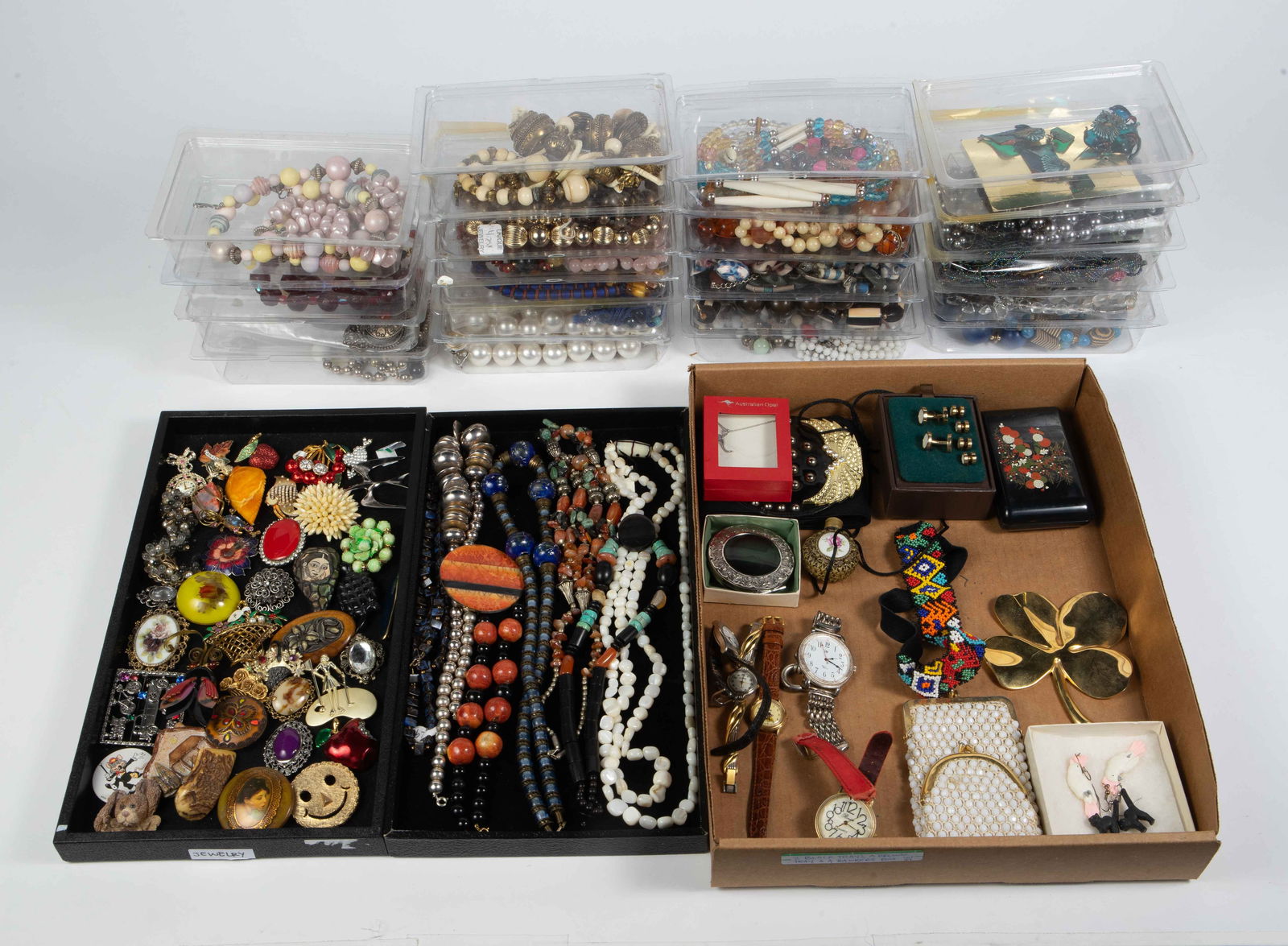 Lot of Costume Jewelry - Vintage, Antique, More. (1 of 8)