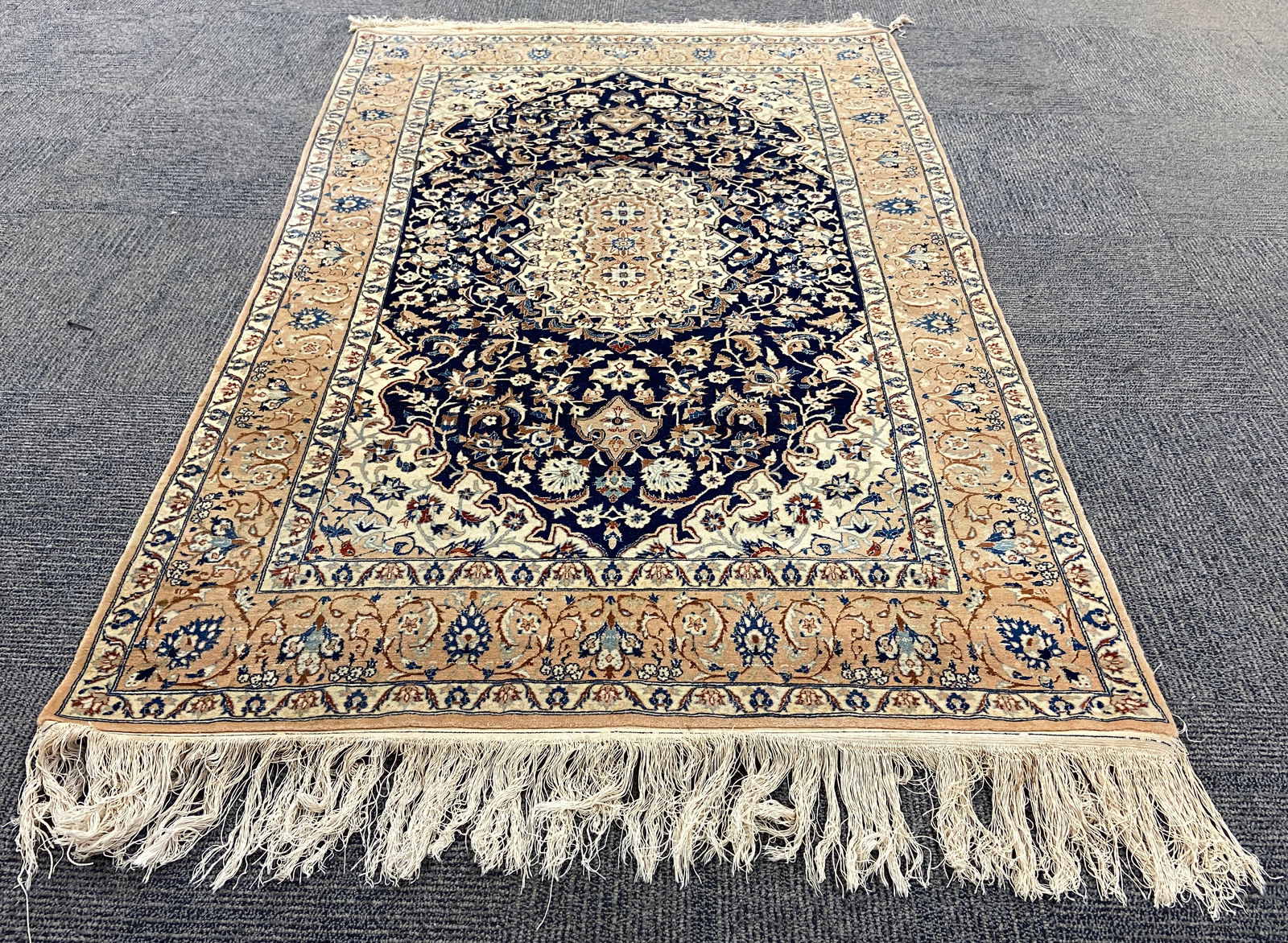 3' 8" x 6' Persian Nain Rug. (1 of 5)