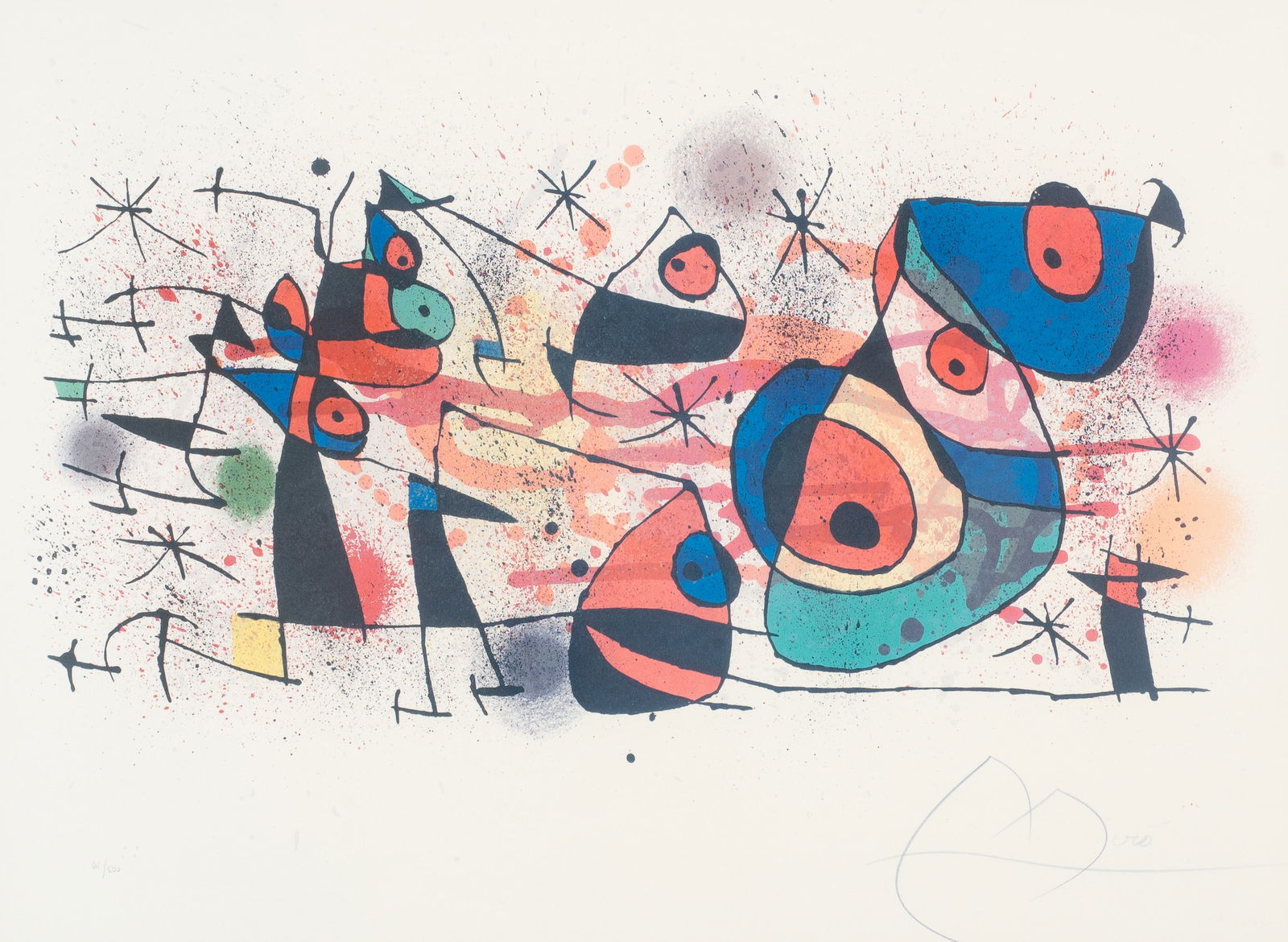 "Ceramiques", LE Offset Print After Joan Miro. (1 of 6)