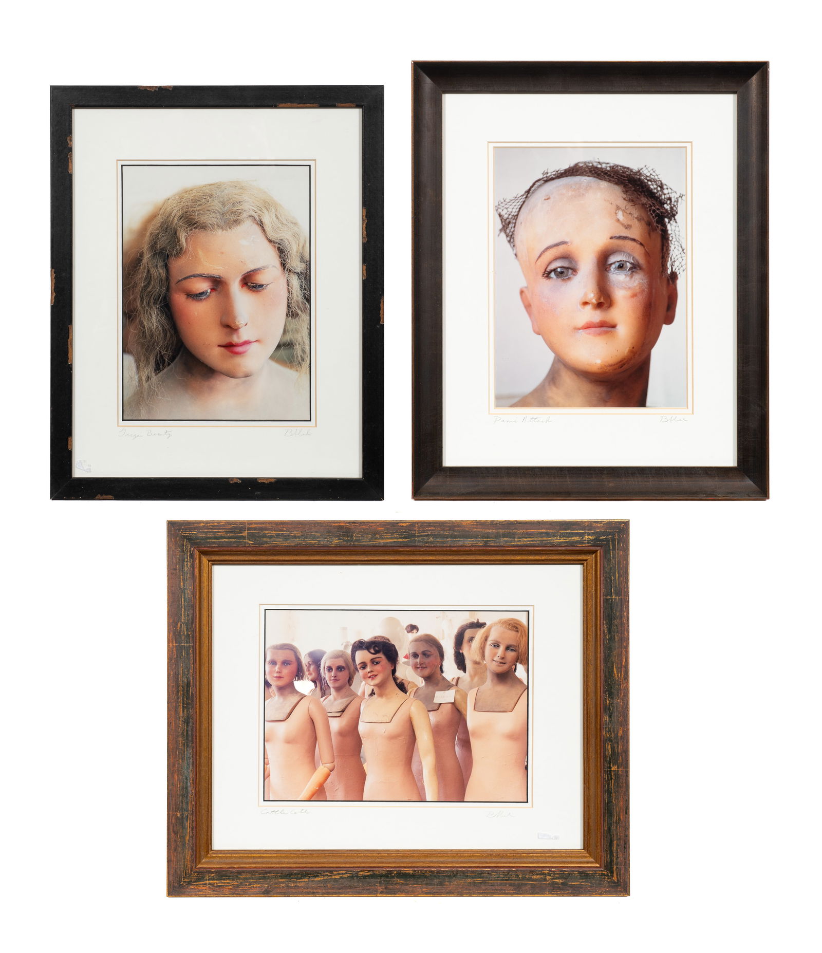 Lot of 3 Barbara Abel Mannequin Photographs. (1 of 19)