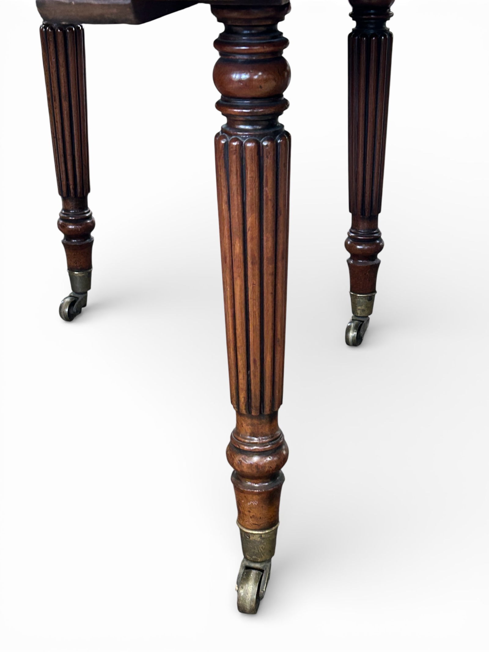 Antique Mahogany Regency Dining Table. - 5