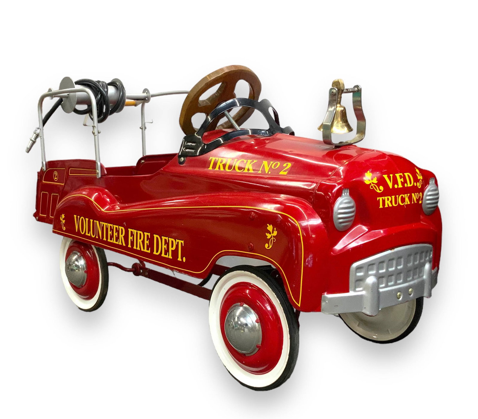 Red Fire Truck Pedal Car, Made by Gearbox. (1 of 3)