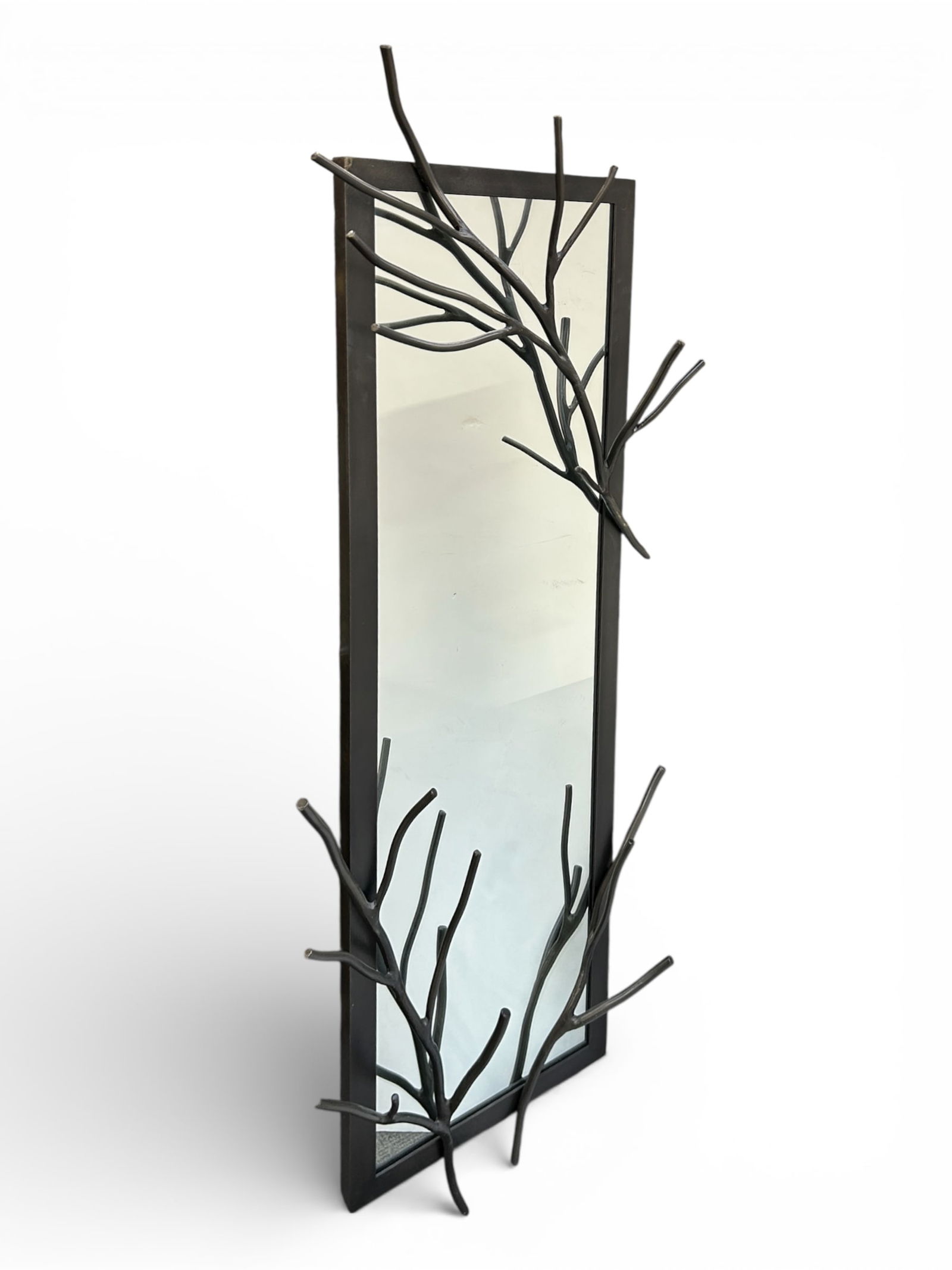 Tree Branch Metal Wall Mirror. - 2