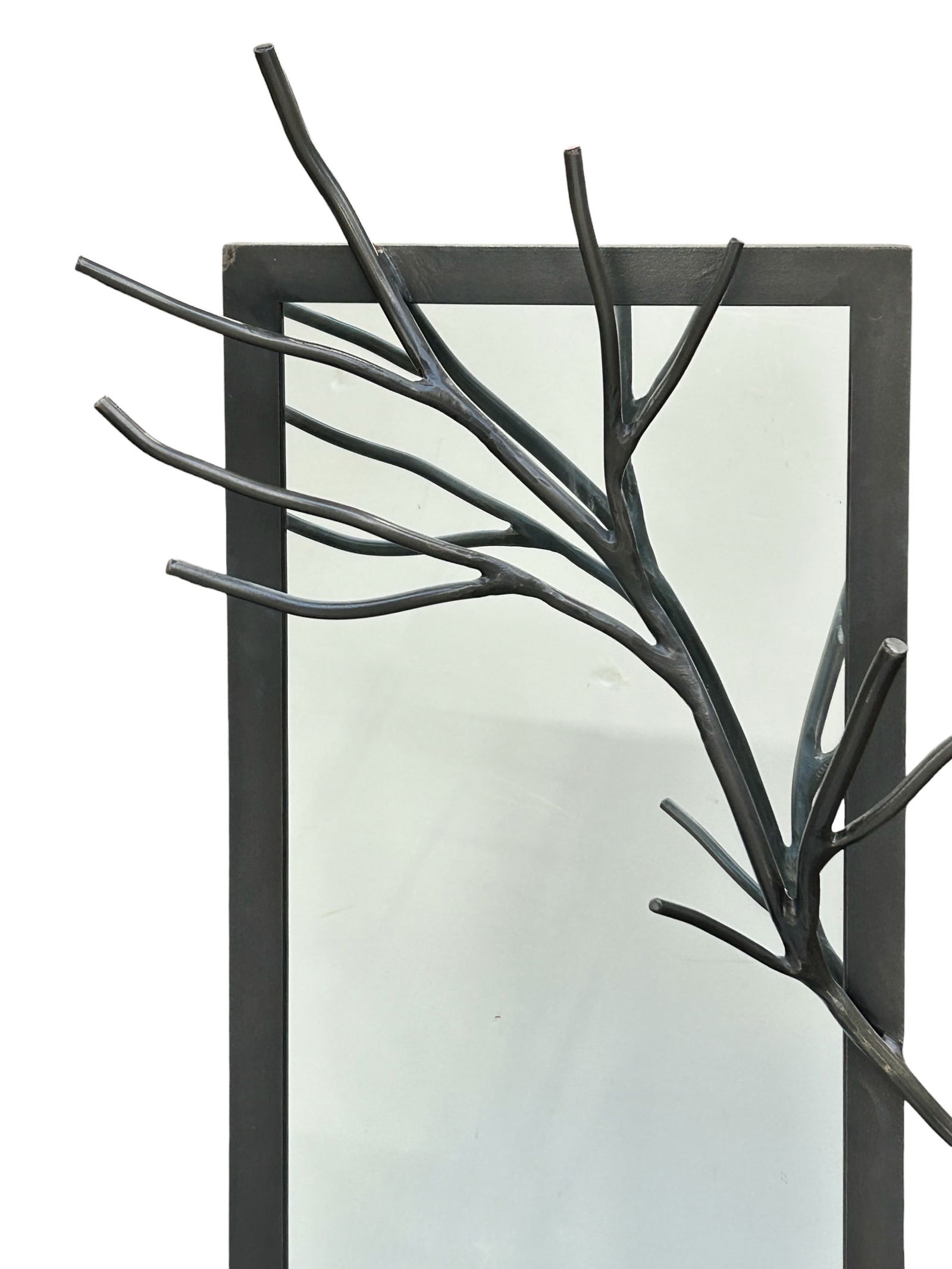 Tree Branch Metal Wall Mirror. - 4