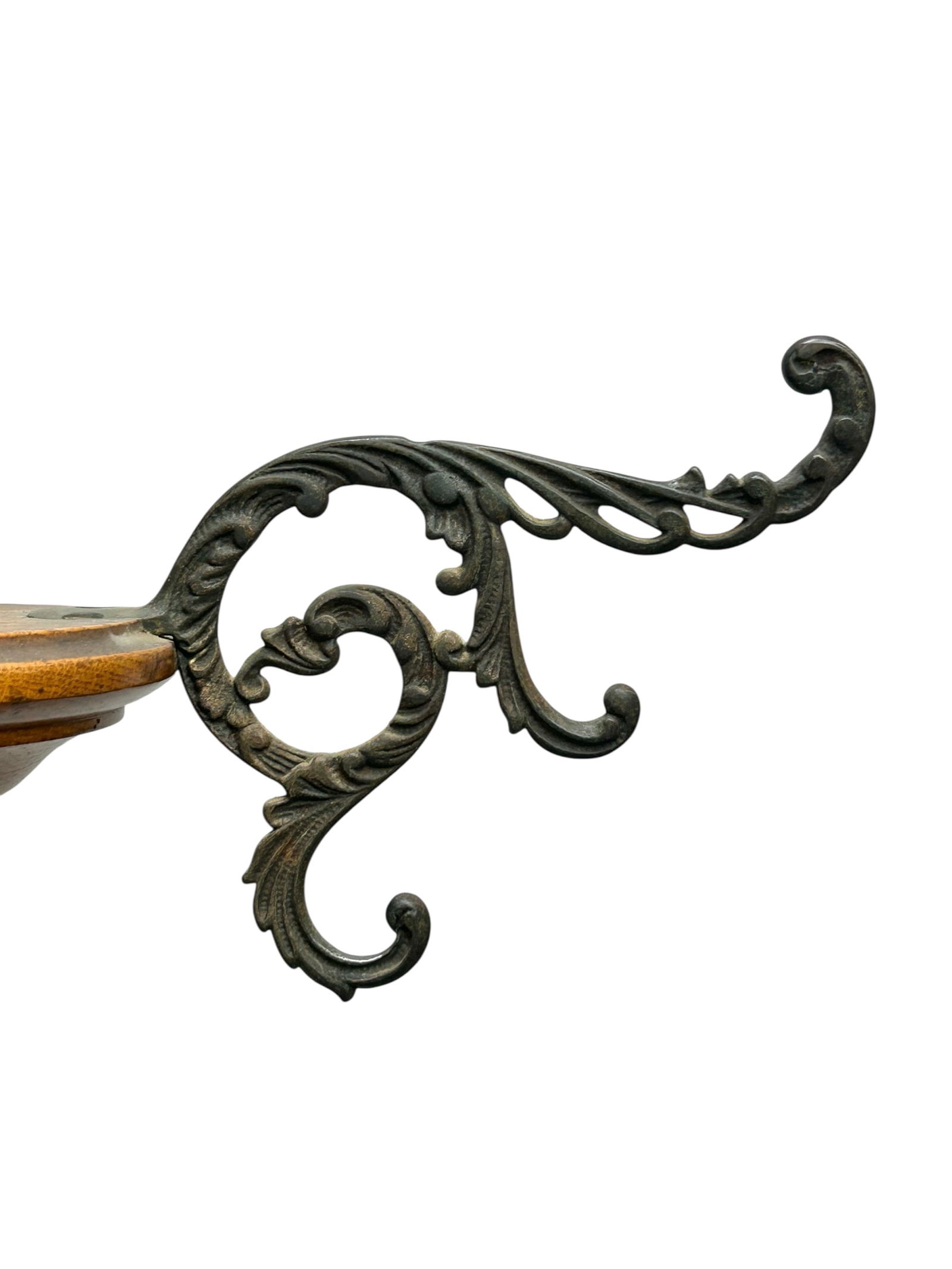 Antique Oak Coat Rack. - 4