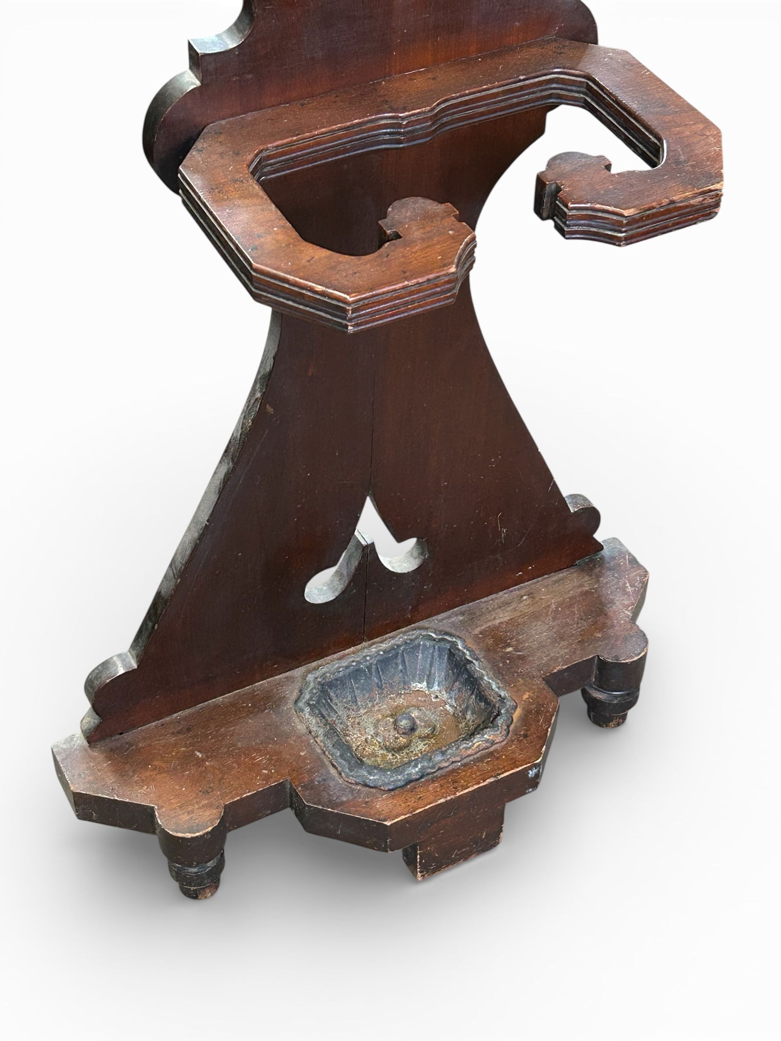 Antique Victorian Hall Tree. - 2