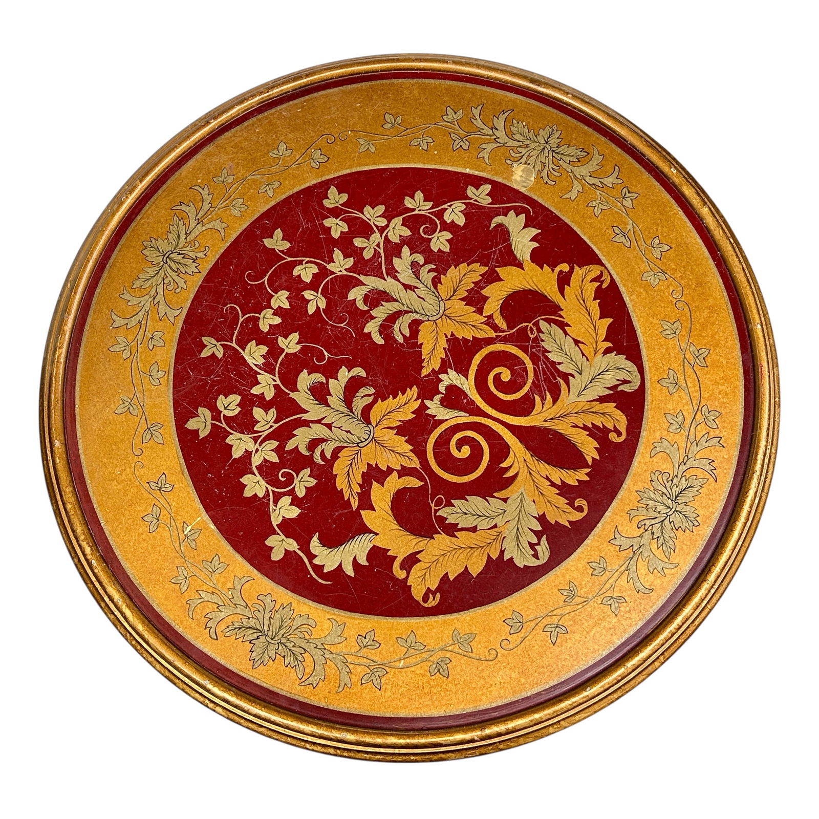 Ornate Painted Tilt Top Table. - 5