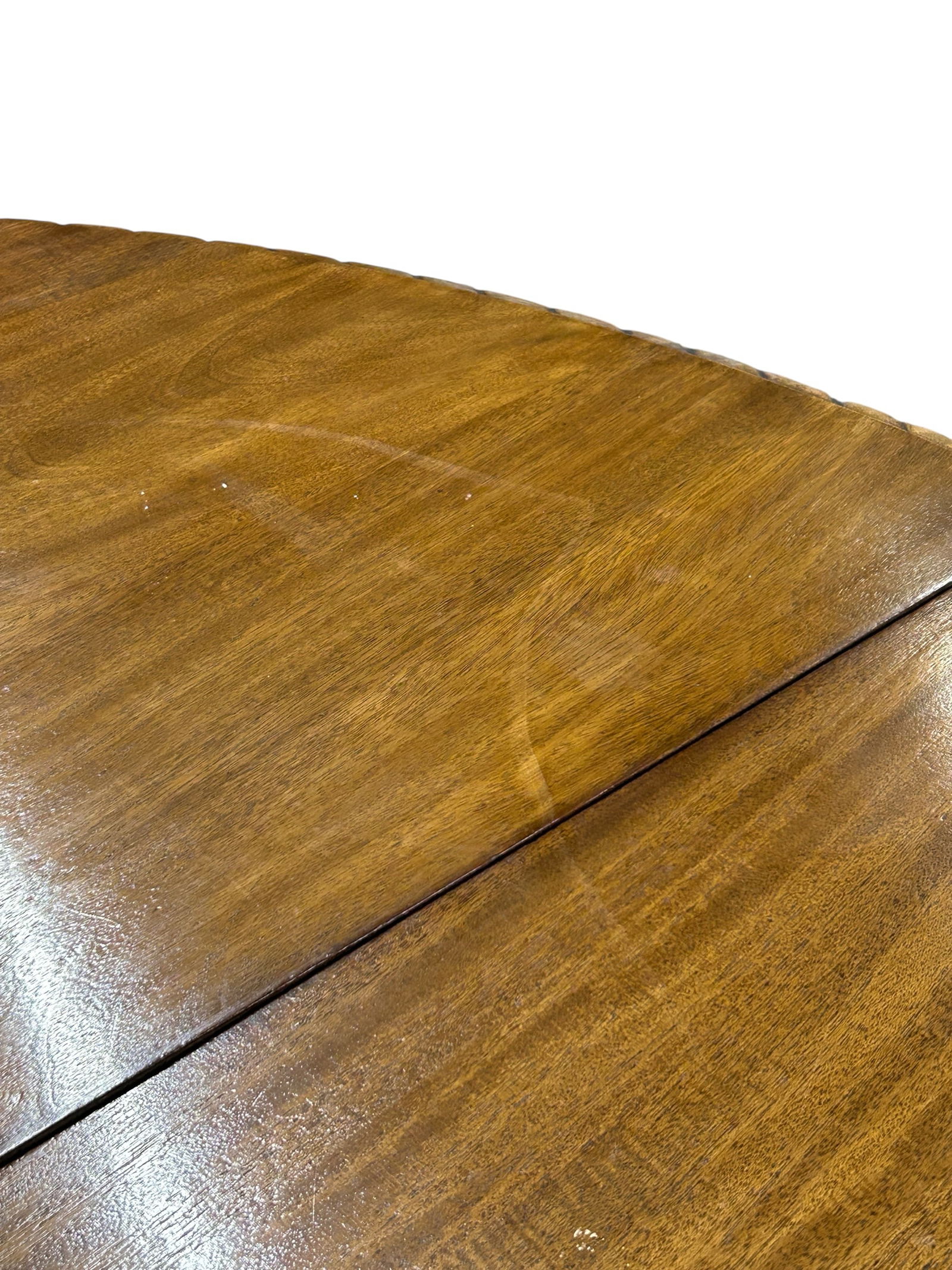 Antique Carved Walnut Dining Table. - 7