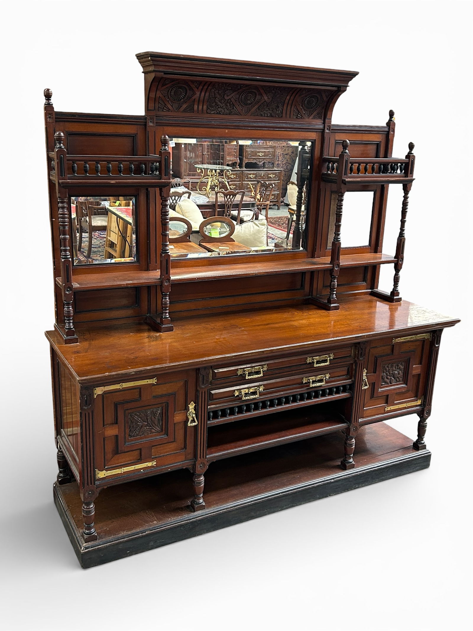 Antique Aesthetic Movement English Sideboard. (1 of 14)