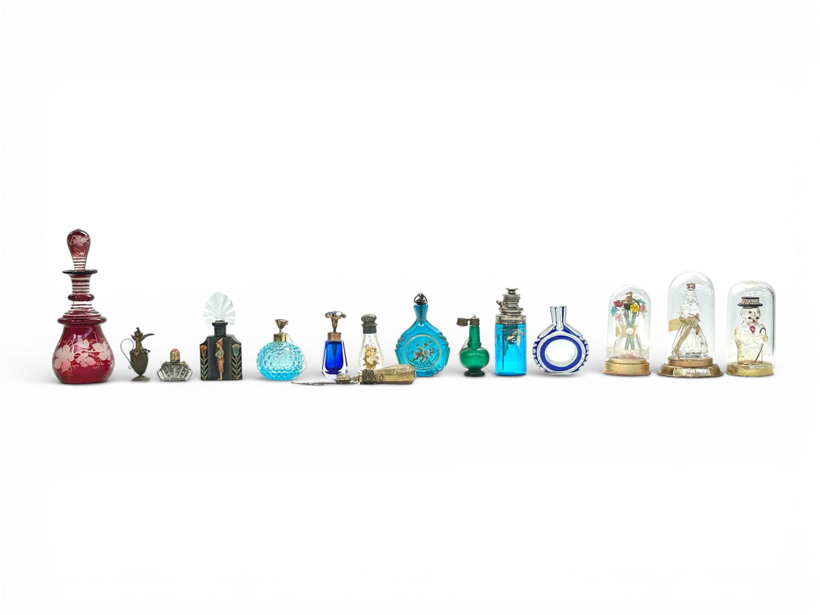 Lot of Vintage Perfume Bottles, inc. Schiaparelli. (1 of 20)