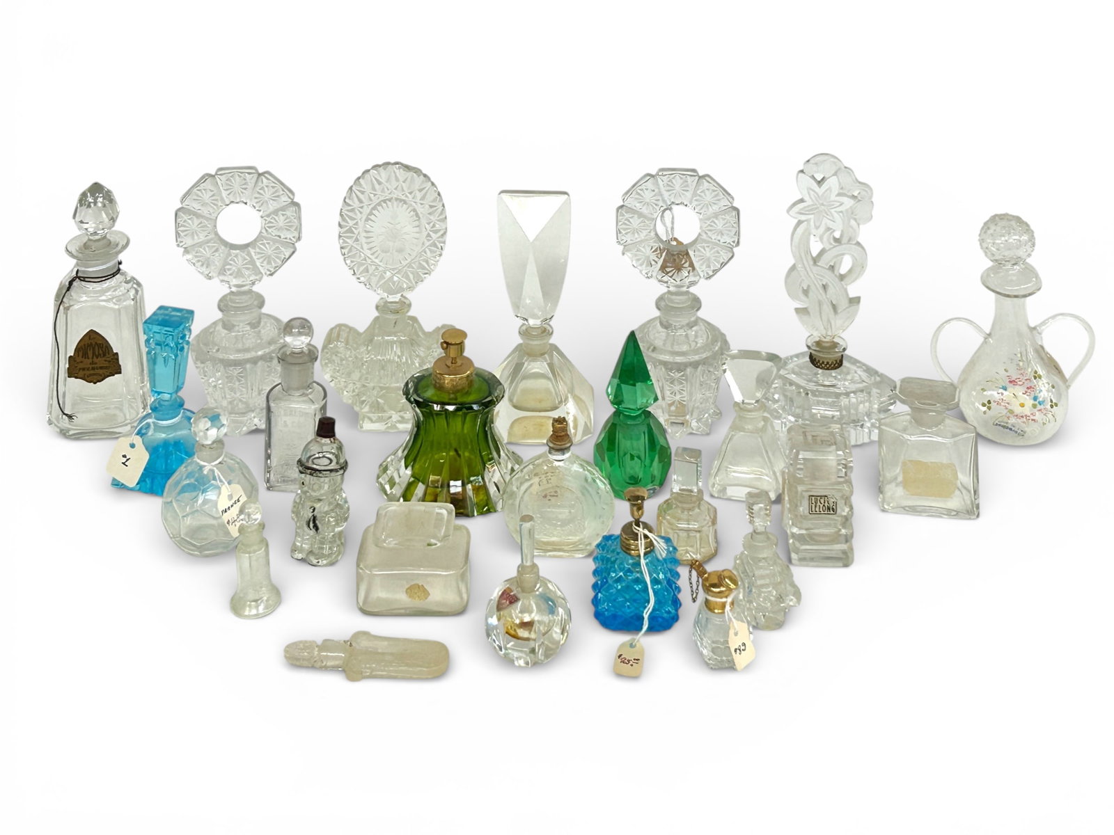 Lot of Vintage Perfume Bottles- Baccarat, Orrefors (1 of 13)