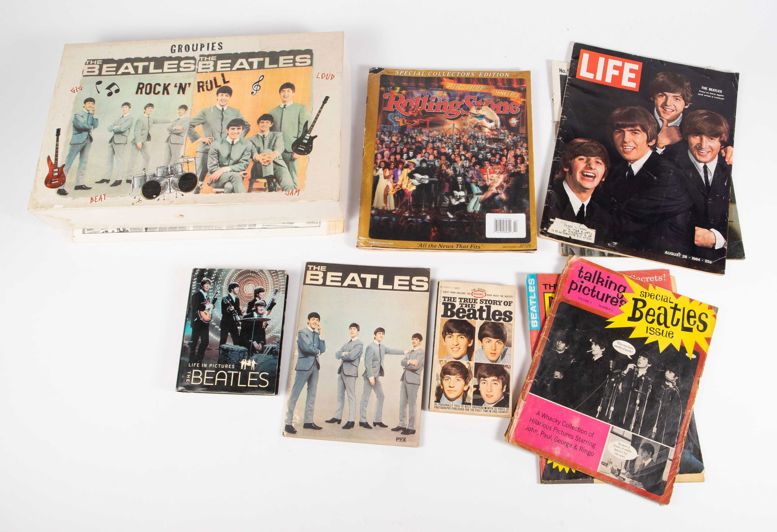 Lot of Beatles Ephemera - Magazines, Books, Etc. (1 of 10)