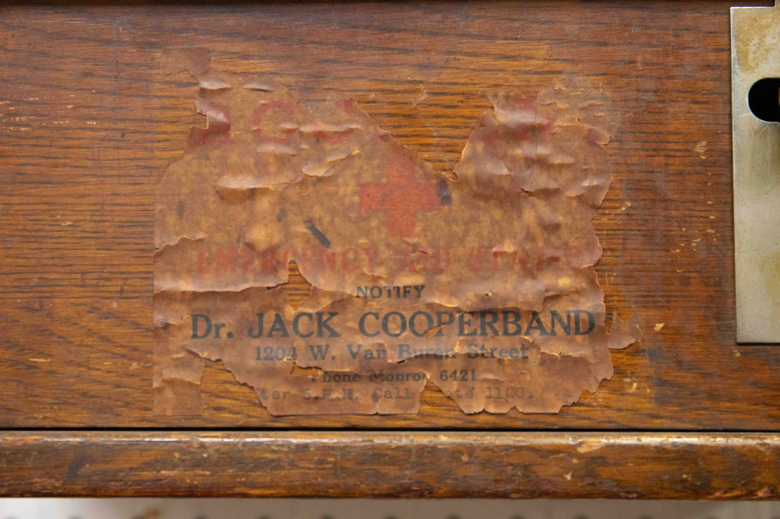 Simplex Oak Time Recorder Punch Clock. - 6