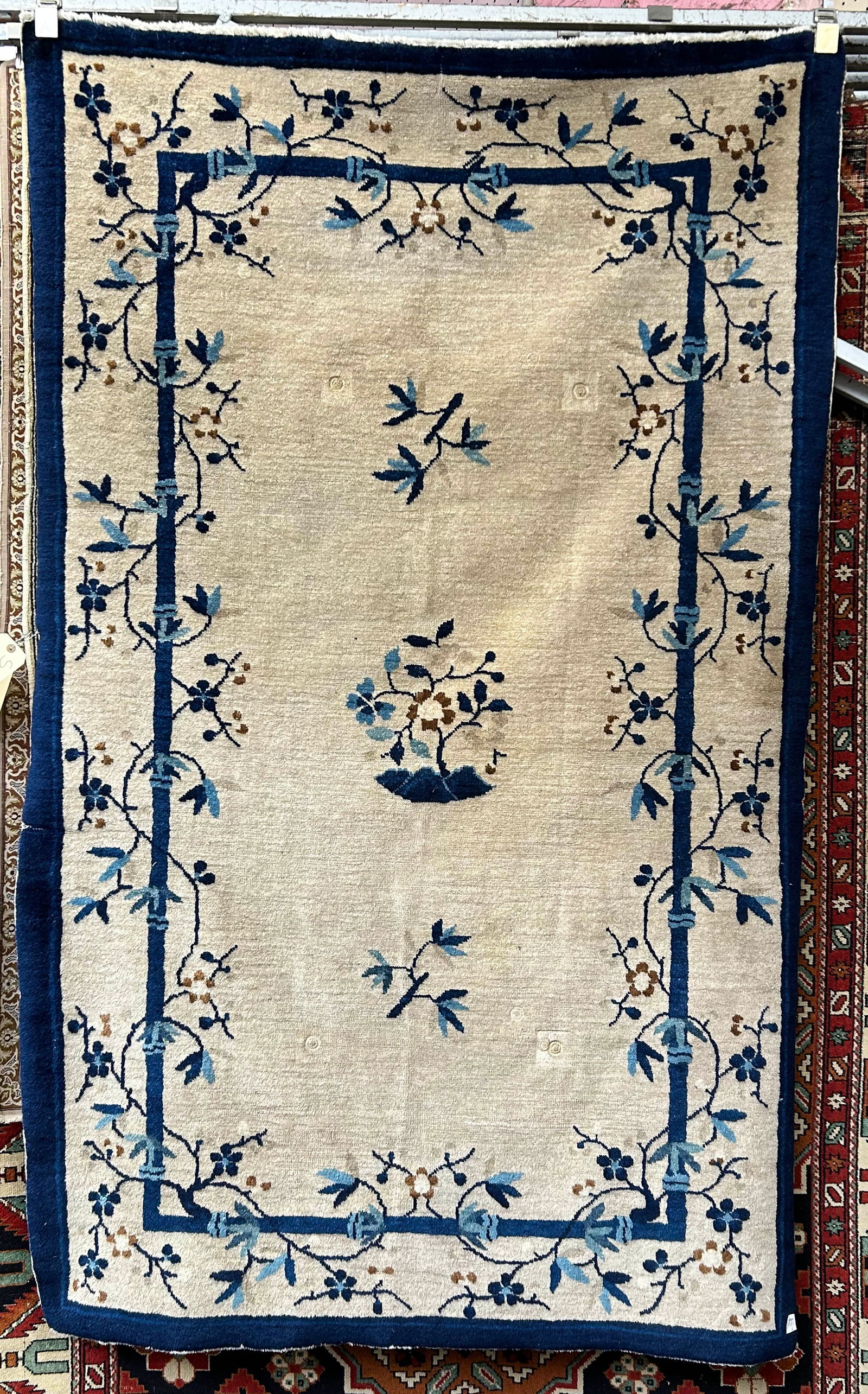 4' 1" x 6' 8" Chinese Art Deco Rug. (1 of 3)