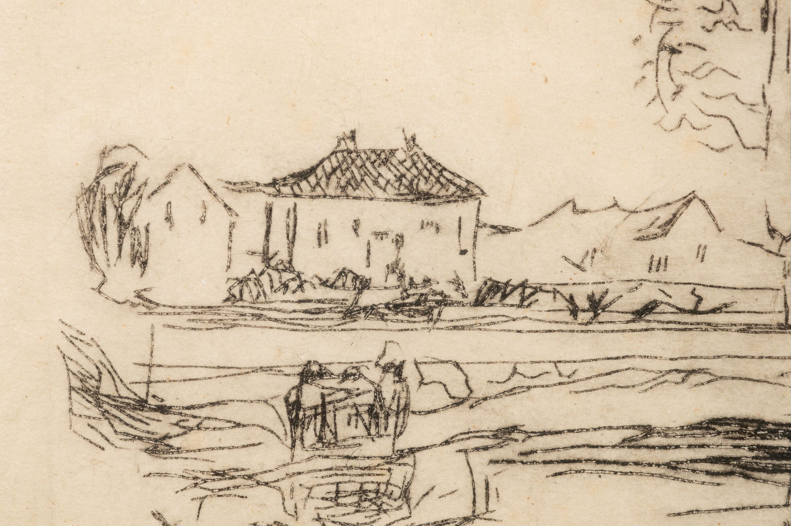 From Asgardstrand, Edvard Munch Etching. - 3