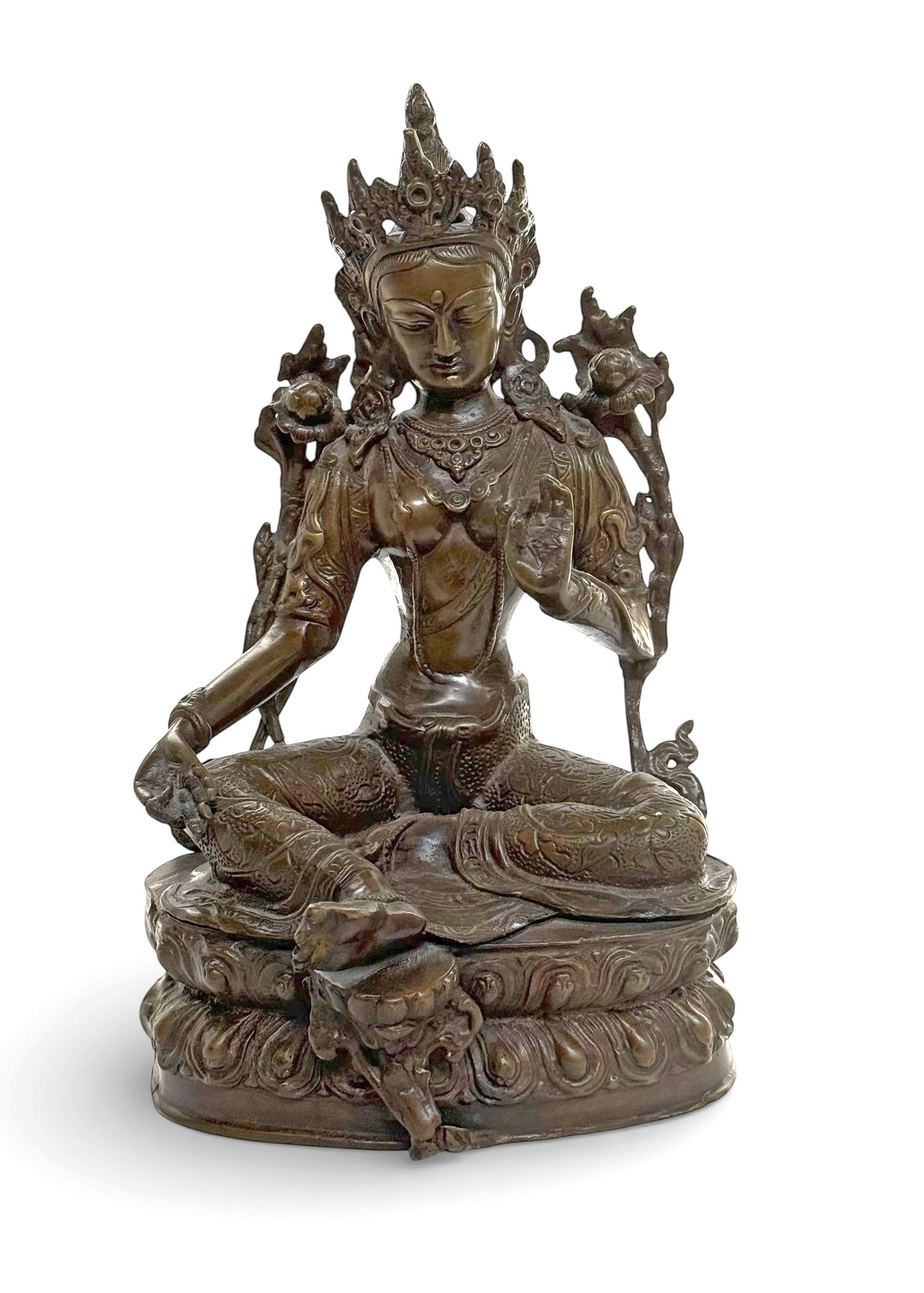 Chinese Bronze Tara Statue of Love Figure. (1 of 5)