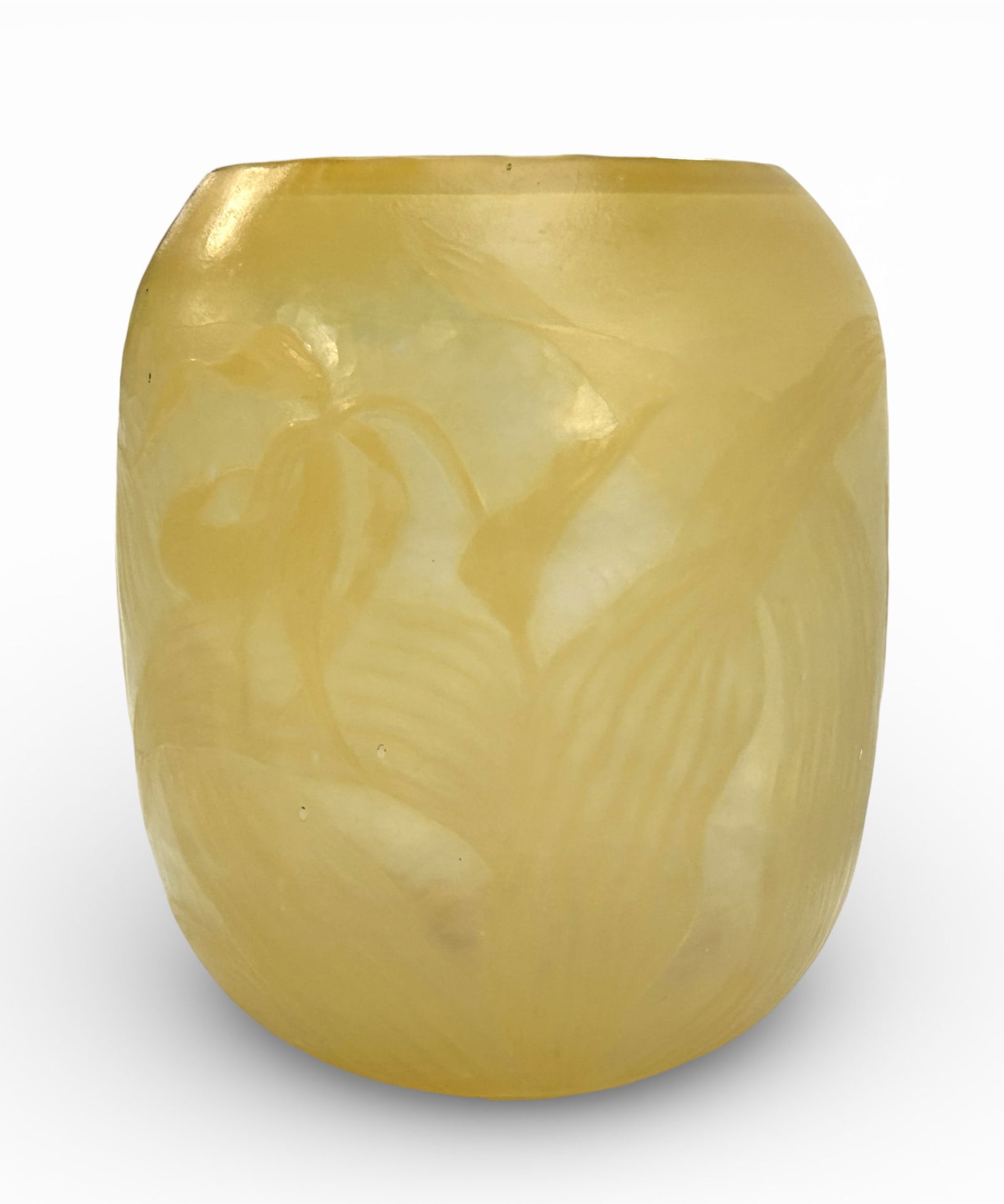 Cristallerie d' Emile Galle a Nancy Glass Vase. (1 of 8)