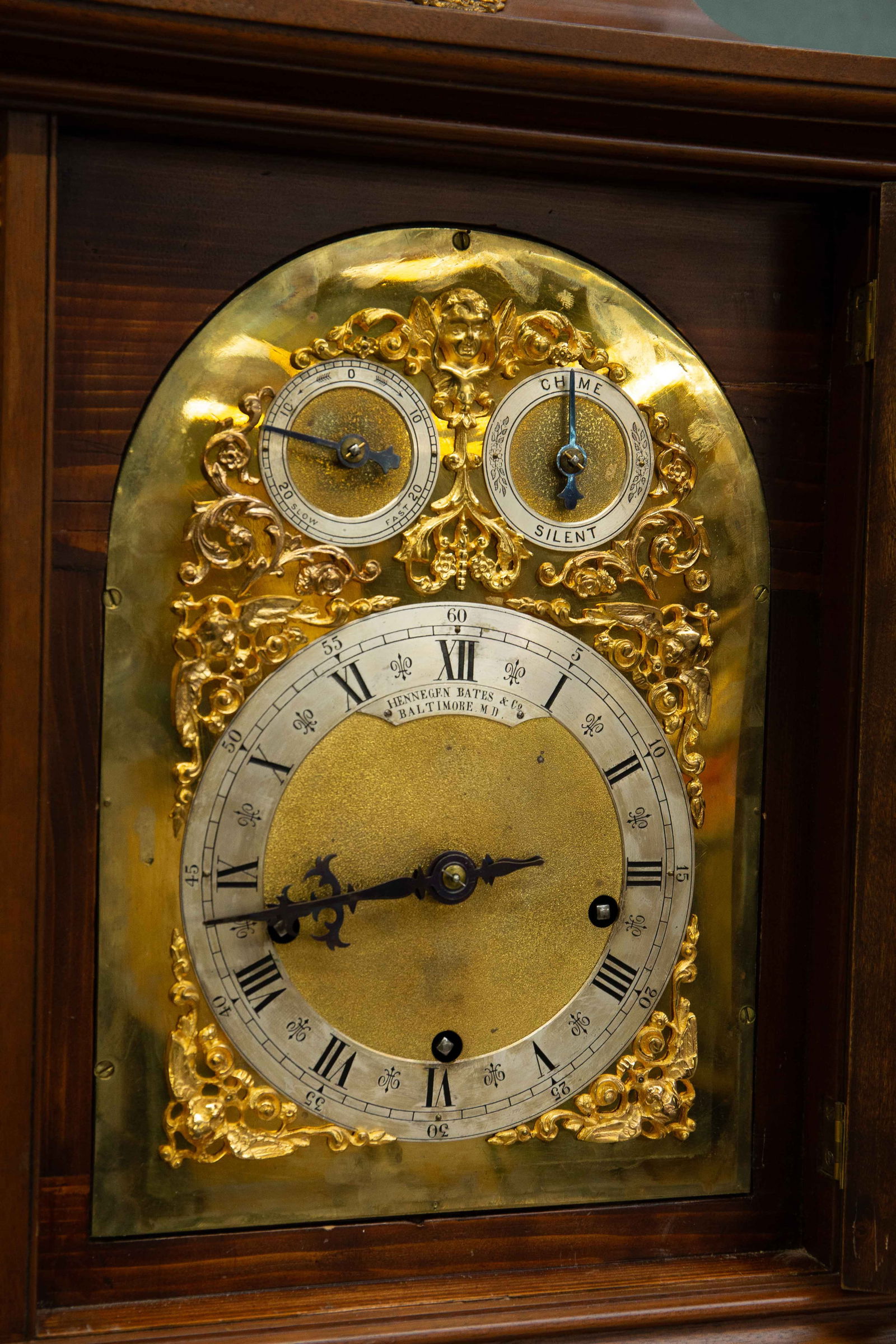 Winterhalder & Hoffmeier Chime Bracket Clock. - 3