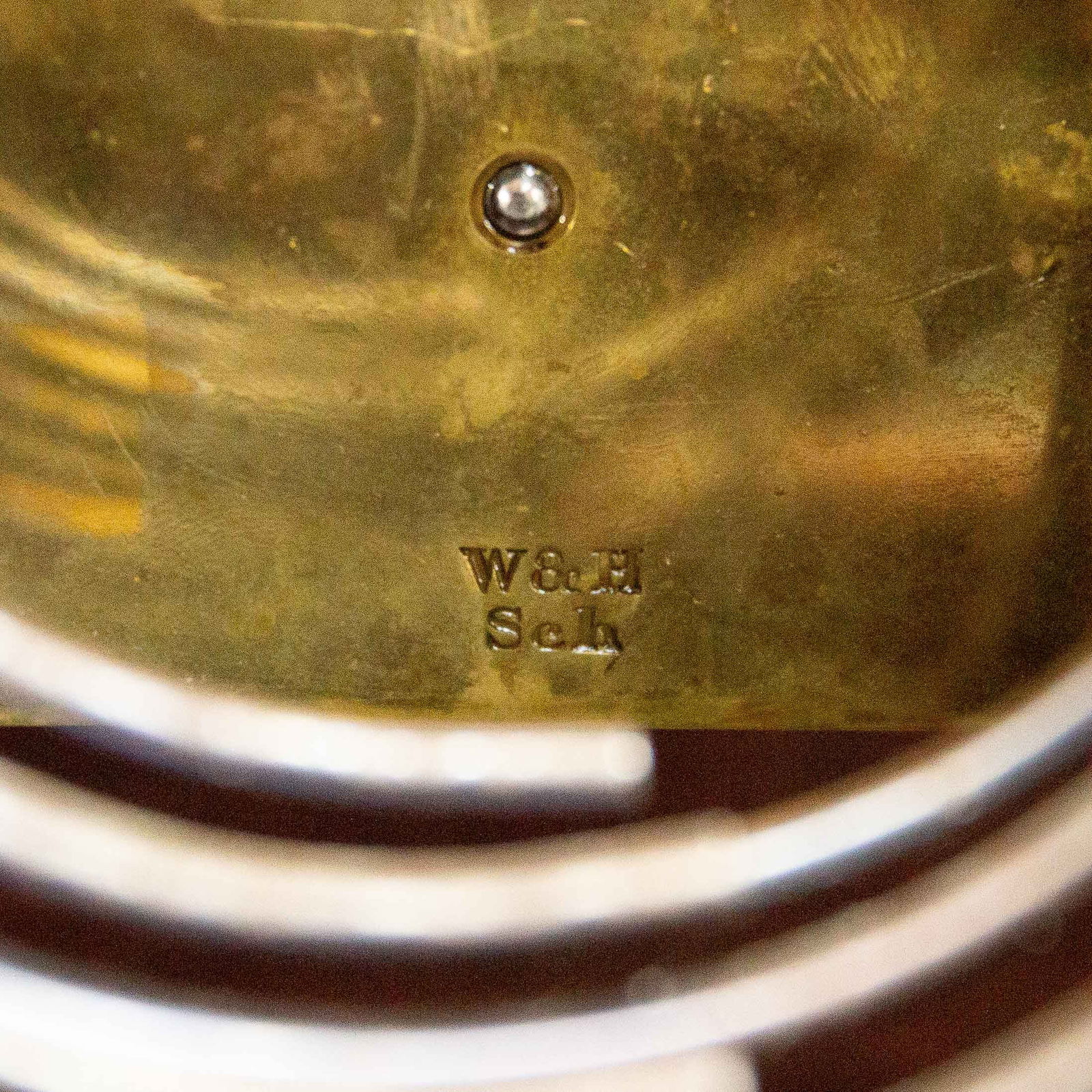 Winterhalder & Hoffmeier Chime Bracket Clock. - 8