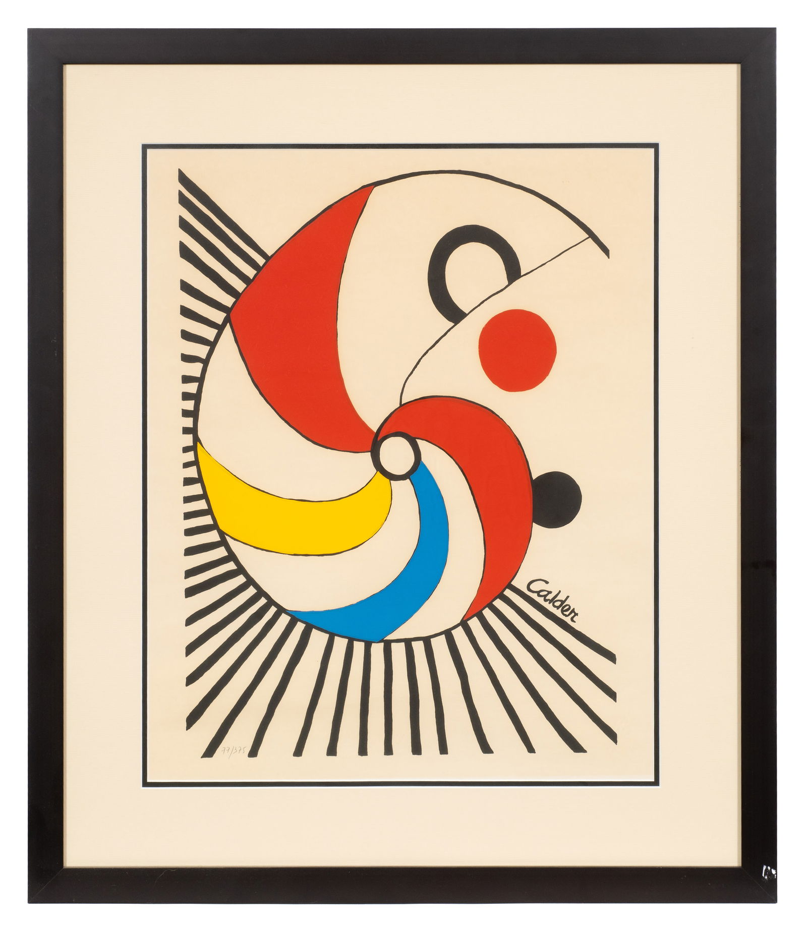 Spirale Multicolore, LE Lithograph After Calder. - 2