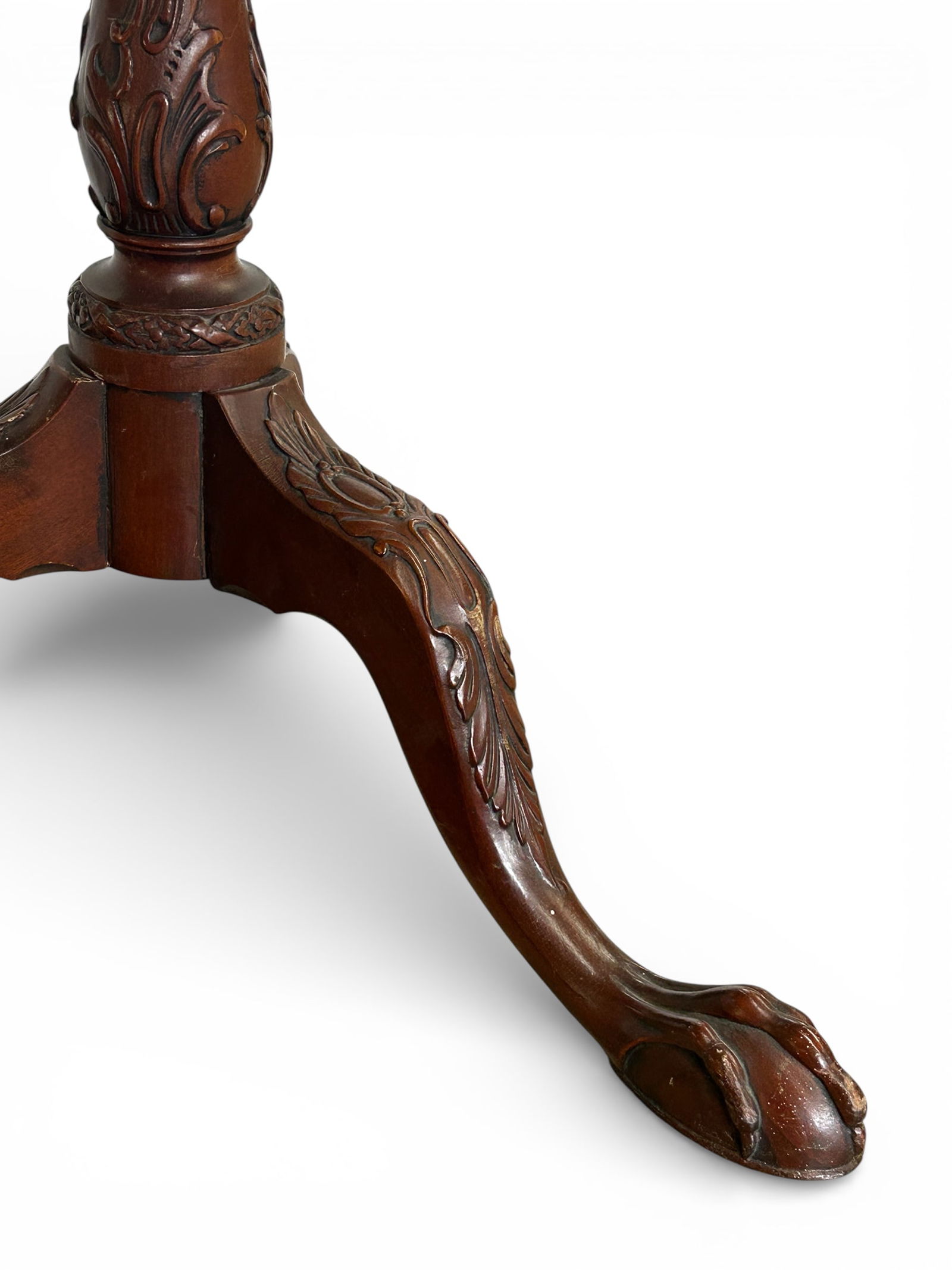 Mahogany Table with Gallery Top. - 2