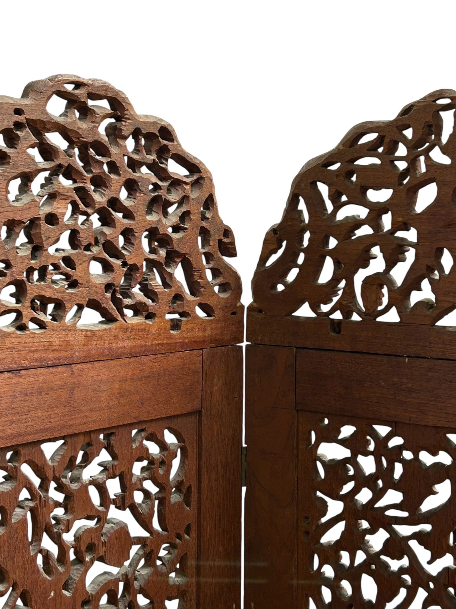 Ornately Carved Thai Screen. - 14