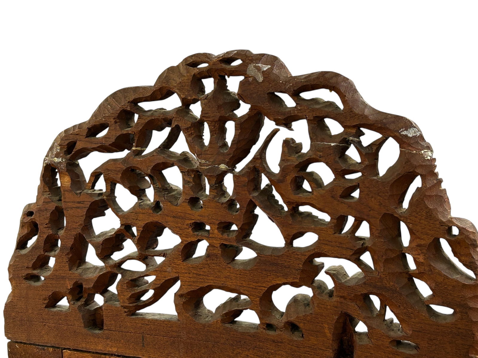 Ornately Carved Thai Screen. - 15