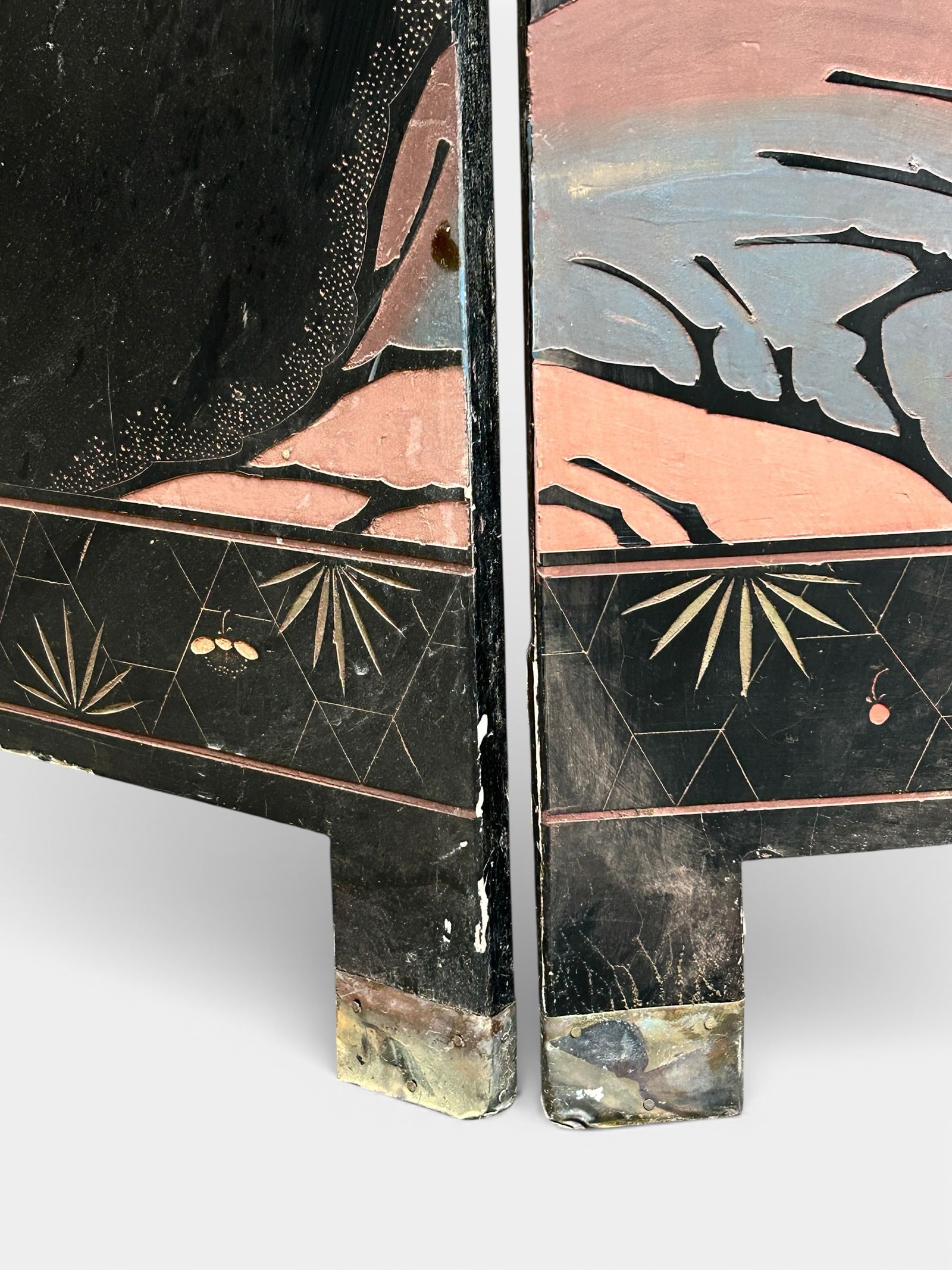 Four-Panel Asian Screen. - 11