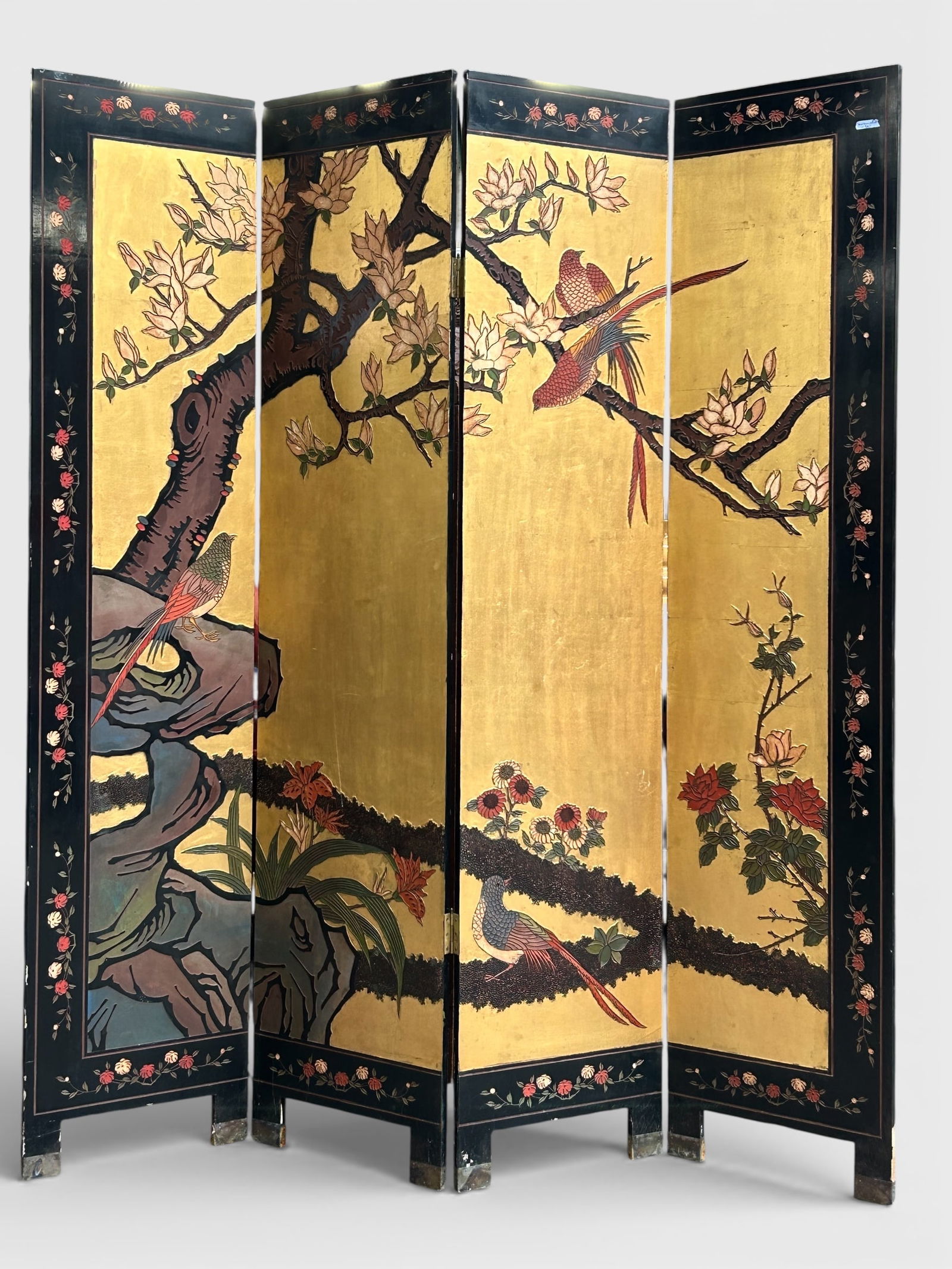 Four-Panel Asian Screen. (1 of 11)