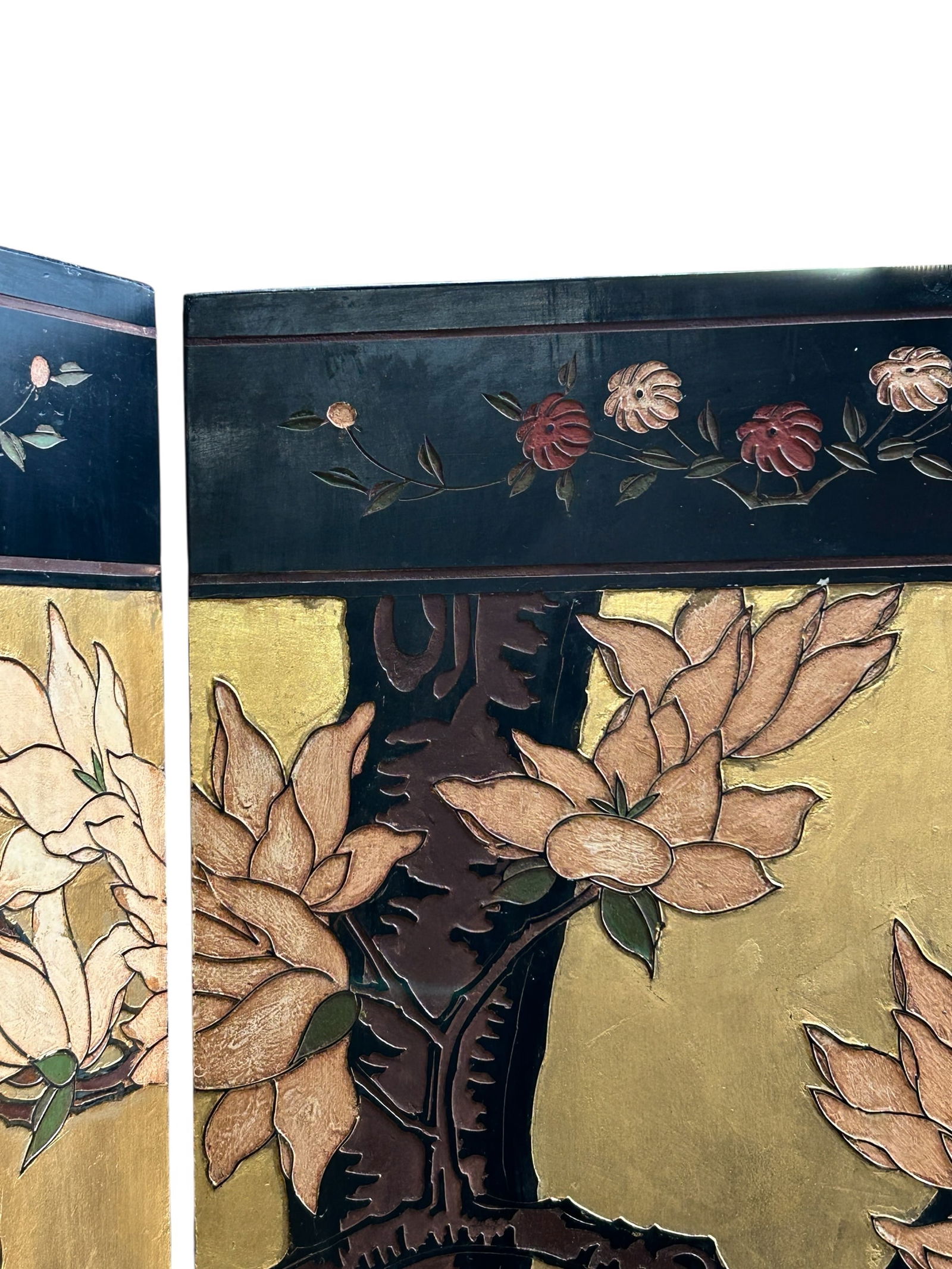 Four-Panel Asian Screen. - 7