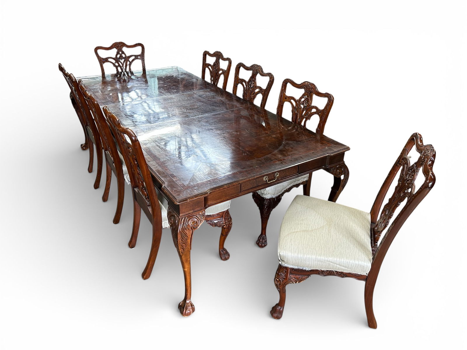 Century Dining Table & 8 Maitland Smith Chairs. (1 of 10)
