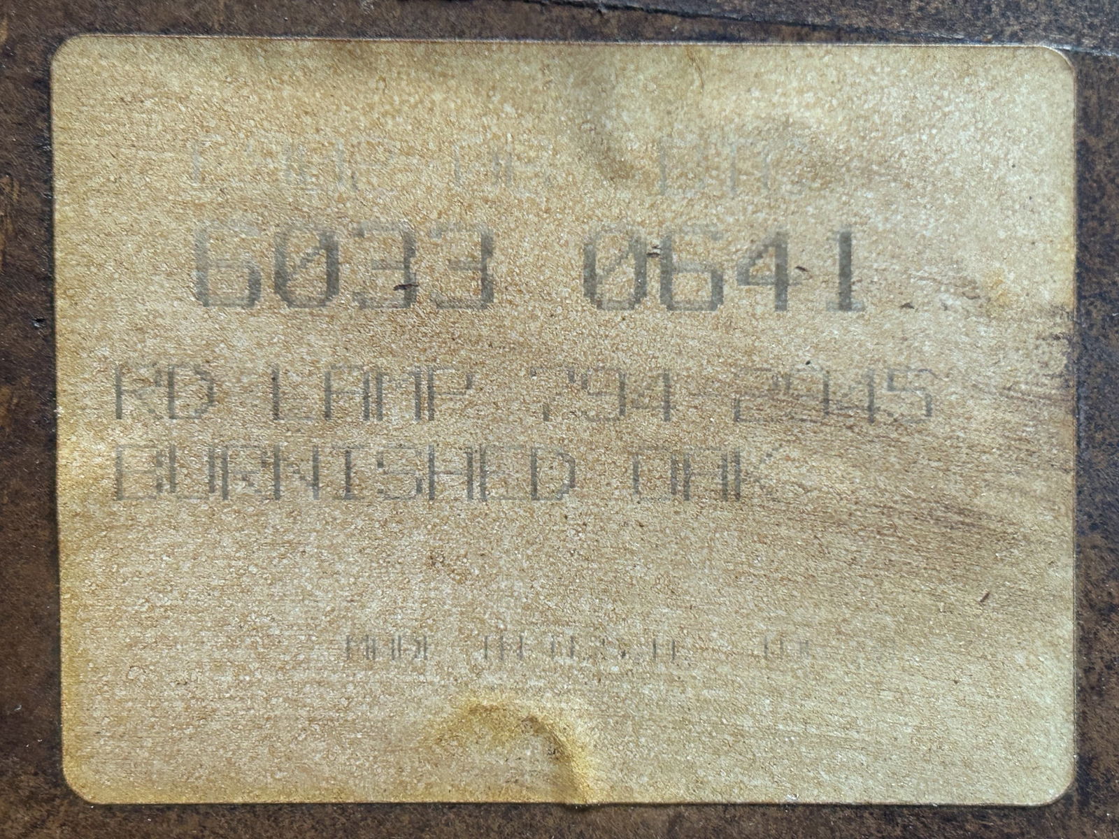 Stickley Style Side Table. - 6