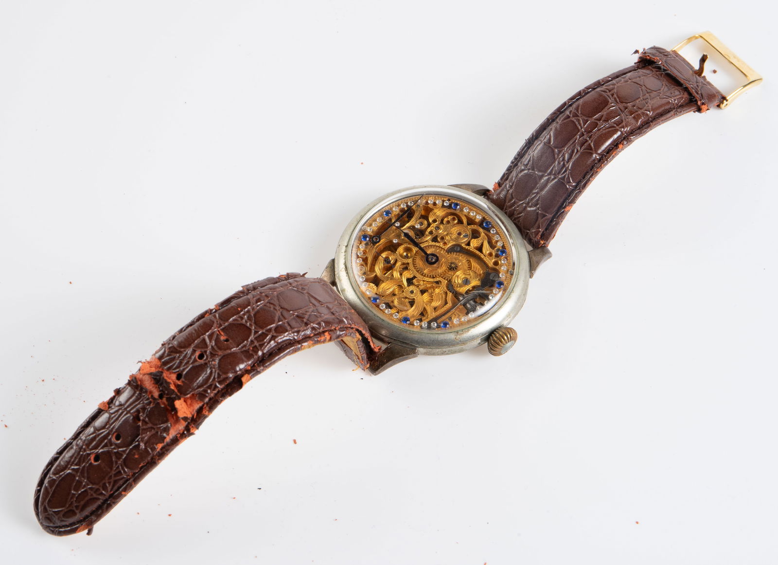 Longines Skeleton Trench Watch. - 2