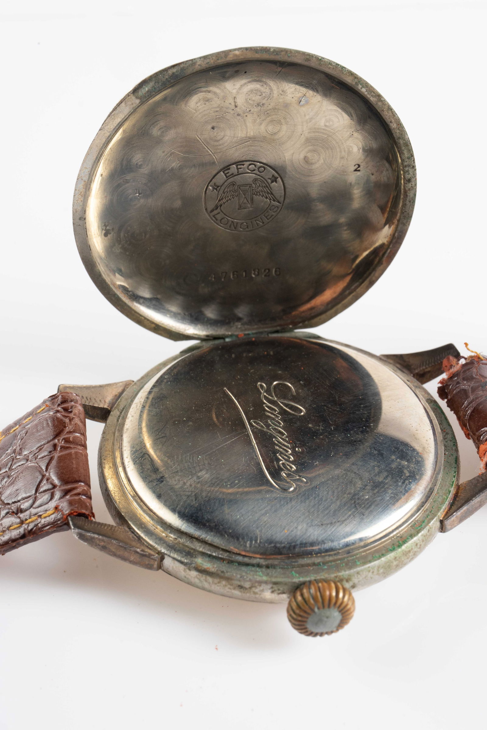 Longines Skeleton Trench Watch. - 4