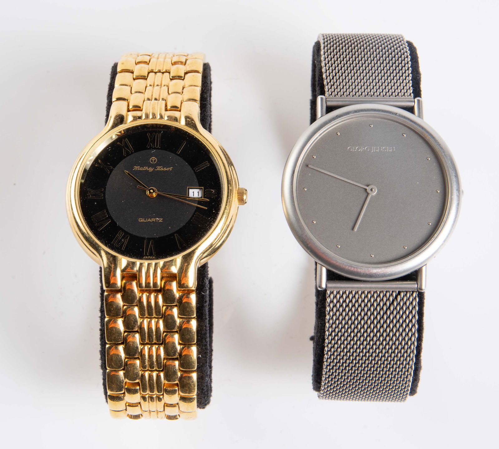 2 Watches - Georg Jensen & Mathey Tissot. (1 of 7)