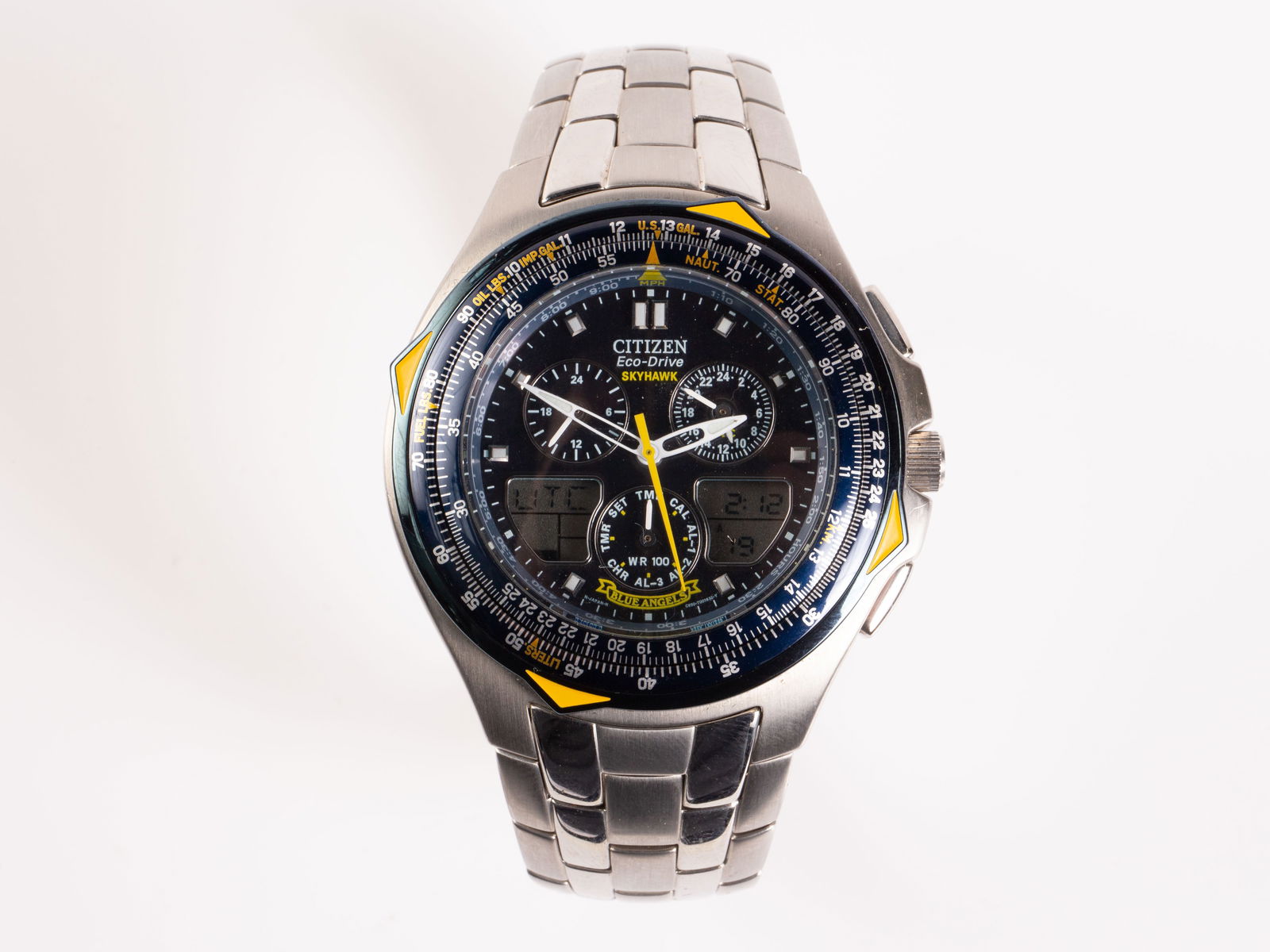 Citizen Eco-Drive Skyhawk Blue Angels Watch. (1 of 5)