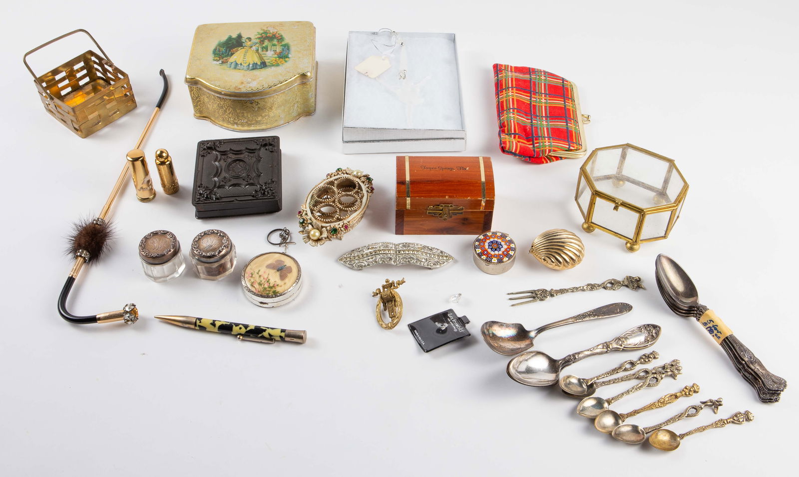 Lot Antiques - Daguerreotype, Boxes, Pipe, Etc. (1 of 10)