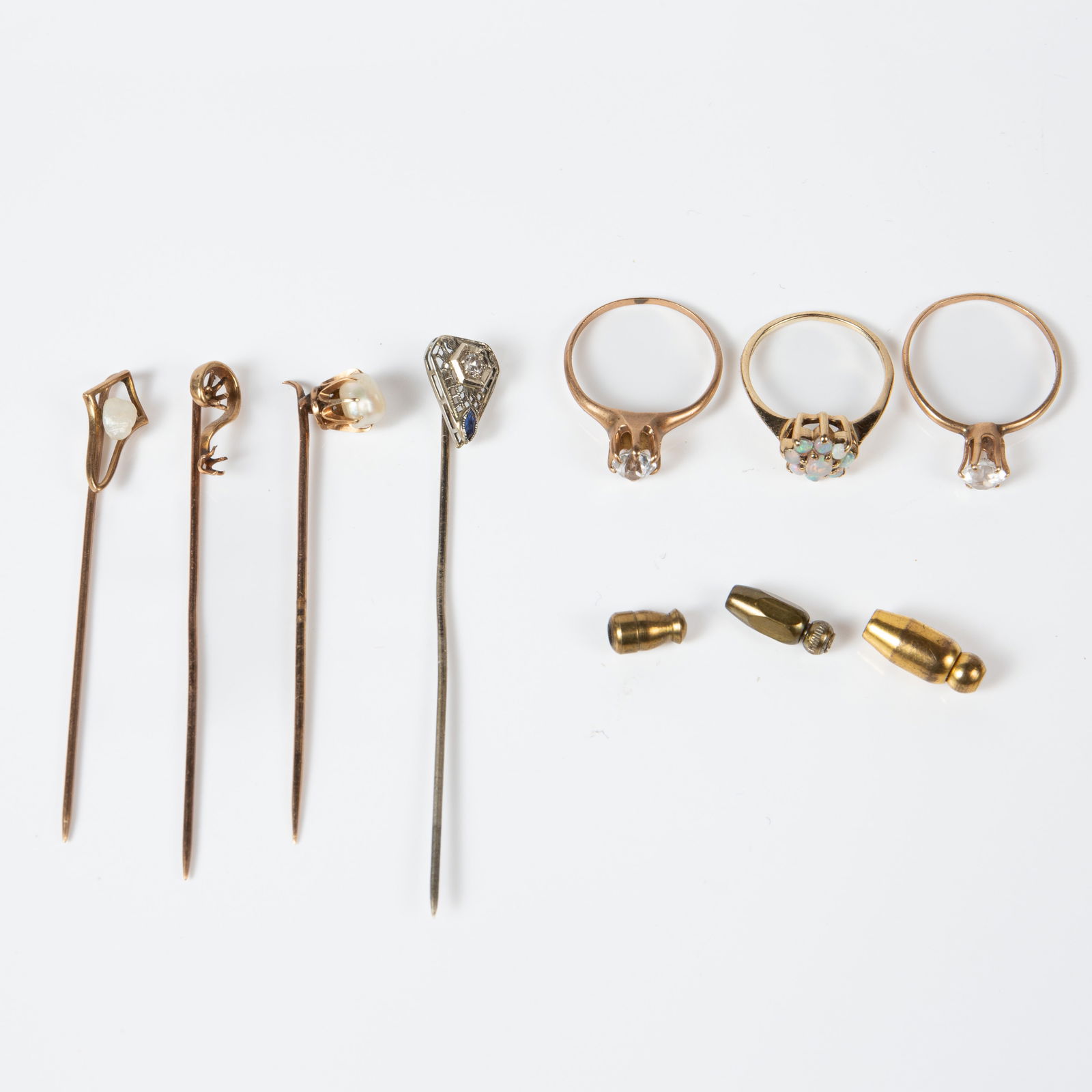 Lot: Mostly 10K Gold Jewelry - Antique, Opal, Etc. (1 of 6)