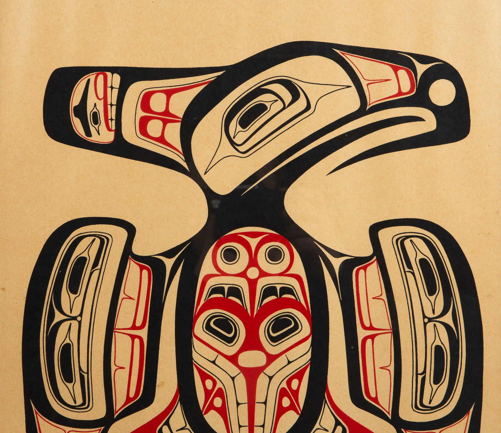 Robert Davidson Thunderbird Silkscreen, 1970. - 2