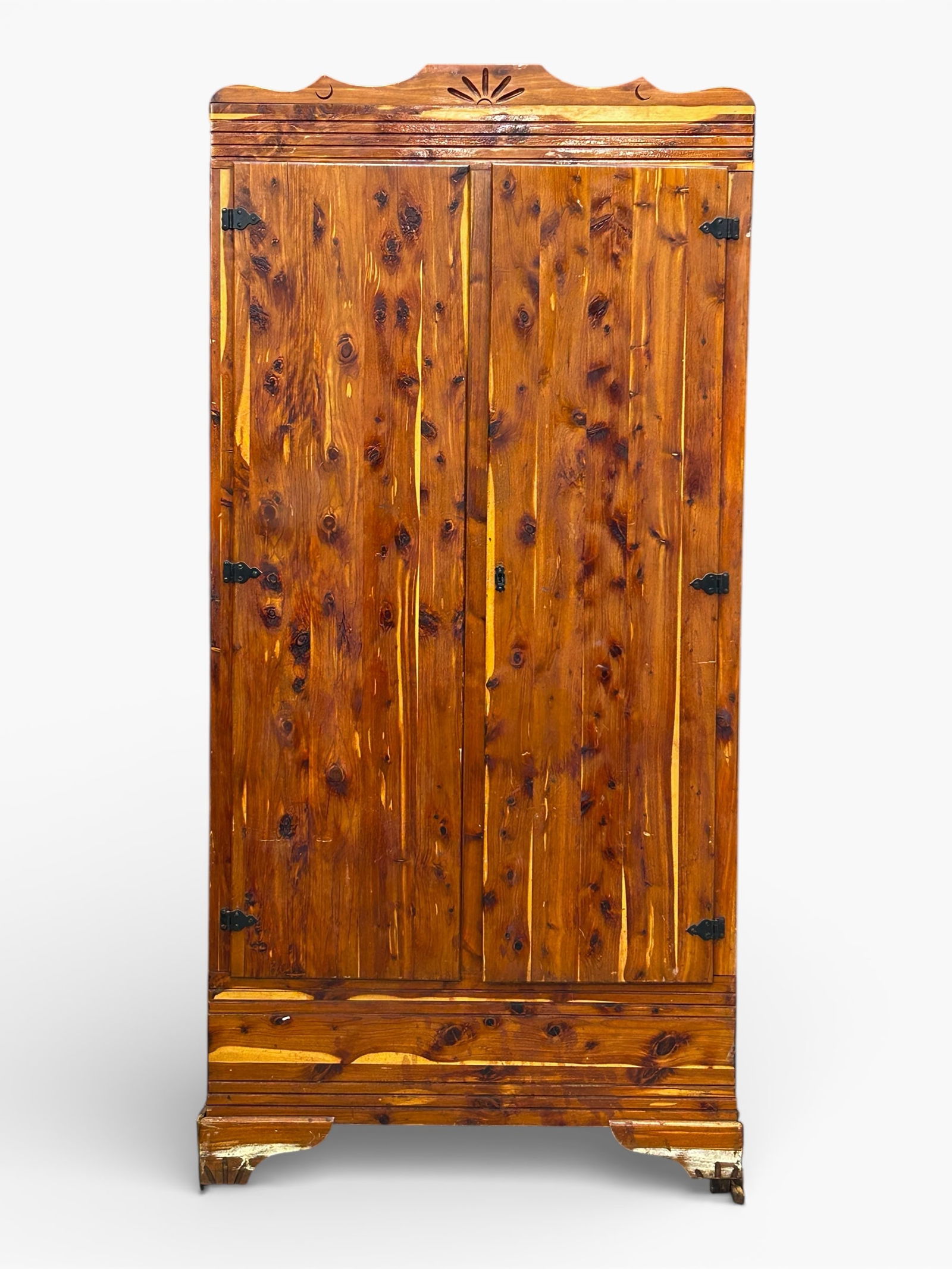 Vintage Pine Wardrobe. - 4