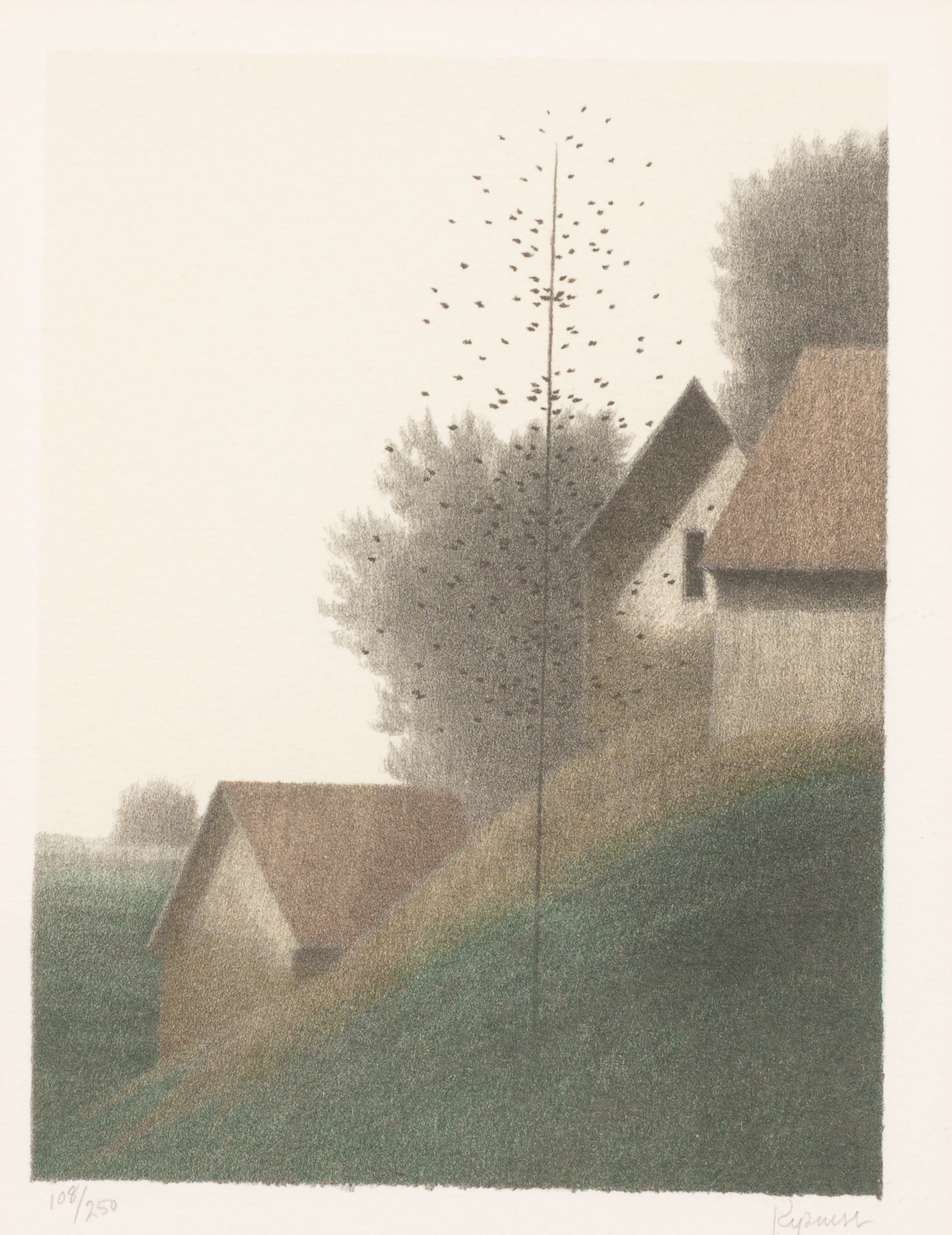 First Shadows, Robert Kipniss Lithograph. (1 of 8)